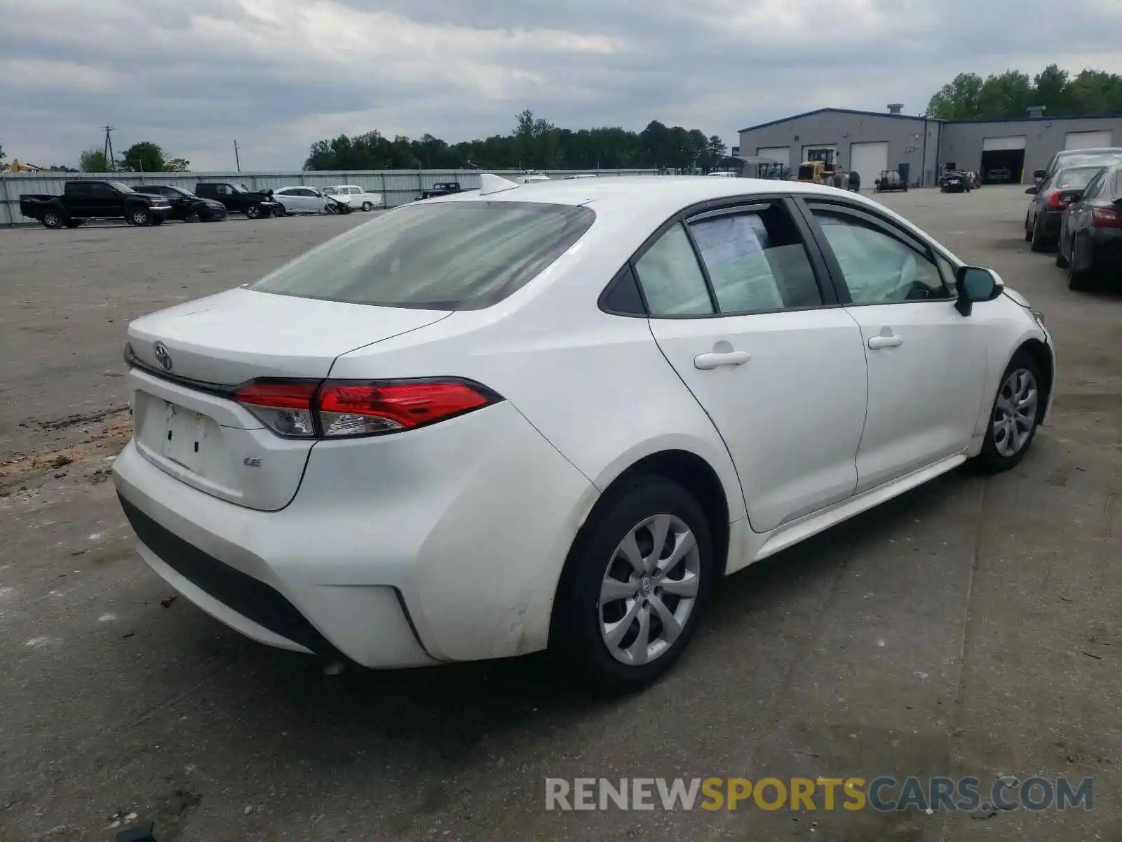 4 Photograph of a damaged car JTDEPRAE3LJ087097 TOYOTA COROLLA 2020