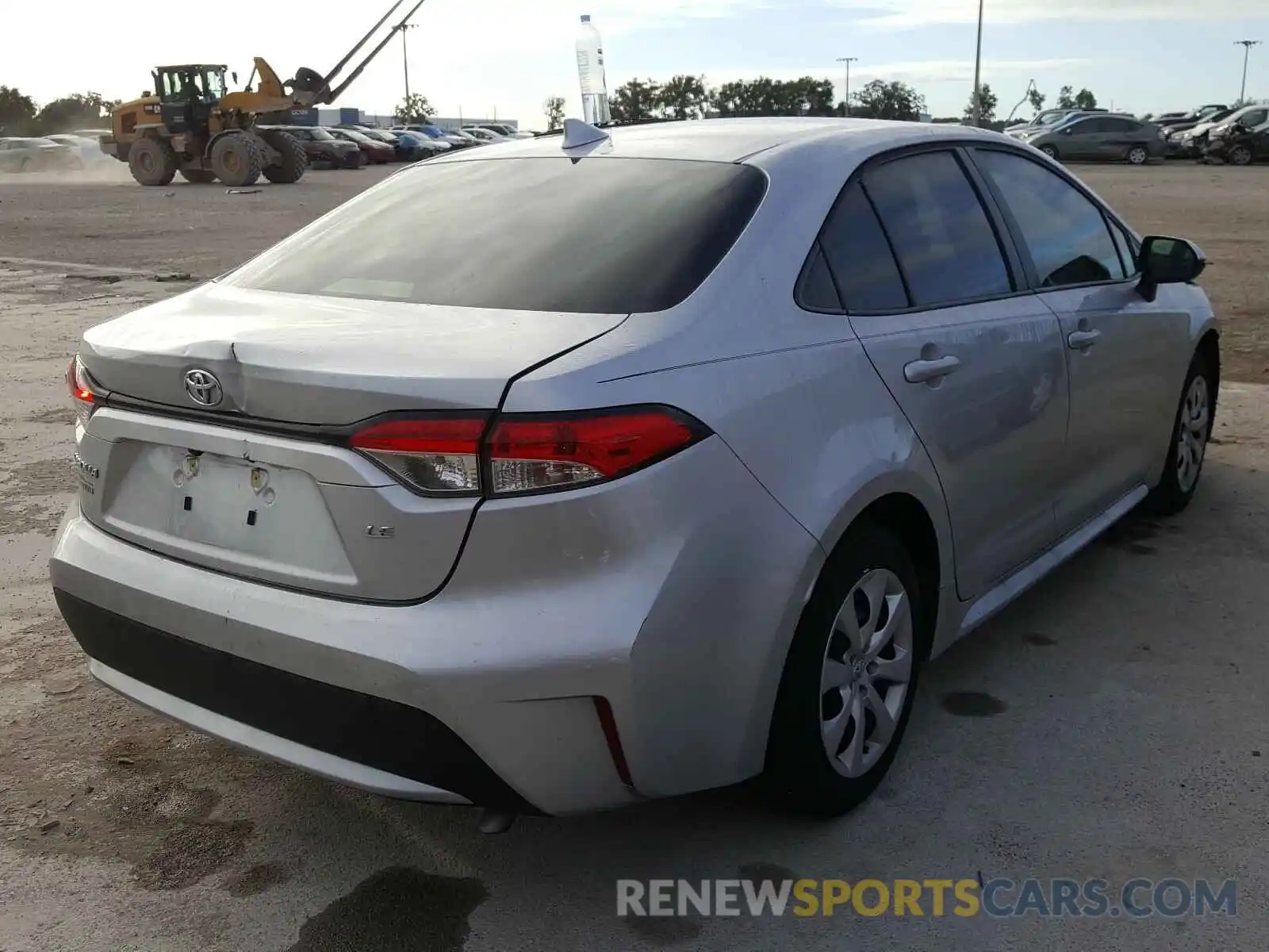 4 Photograph of a damaged car JTDEPRAE3LJ087455 TOYOTA COROLLA 2020