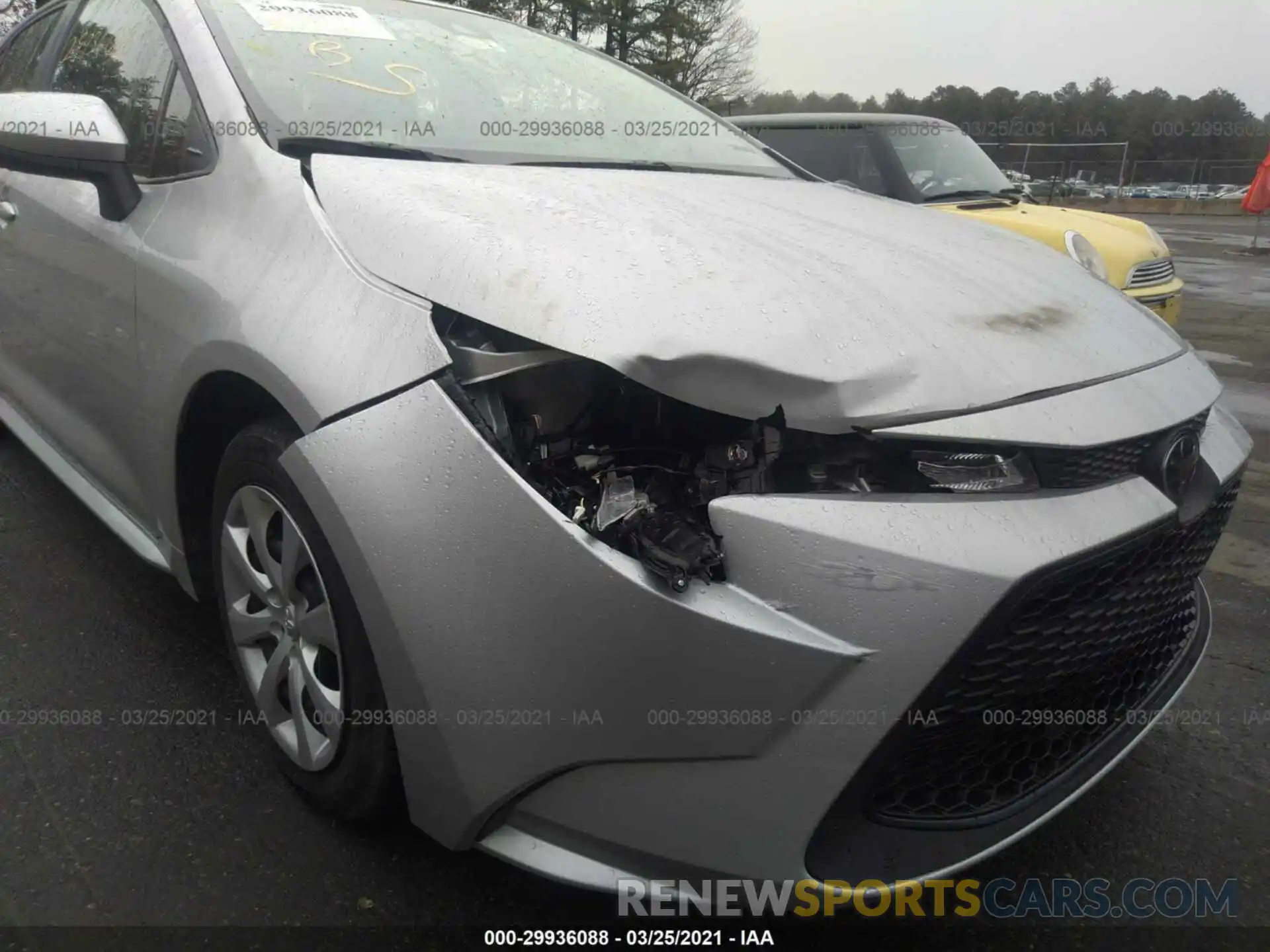 6 Photograph of a damaged car JTDEPRAE3LJ087519 TOYOTA COROLLA 2020