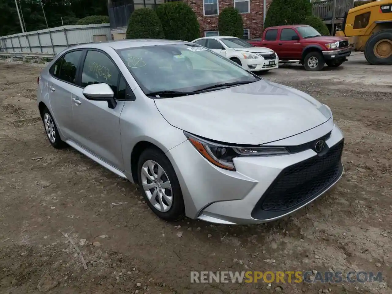 1 Photograph of a damaged car JTDEPRAE3LJ087990 TOYOTA COROLLA 2020