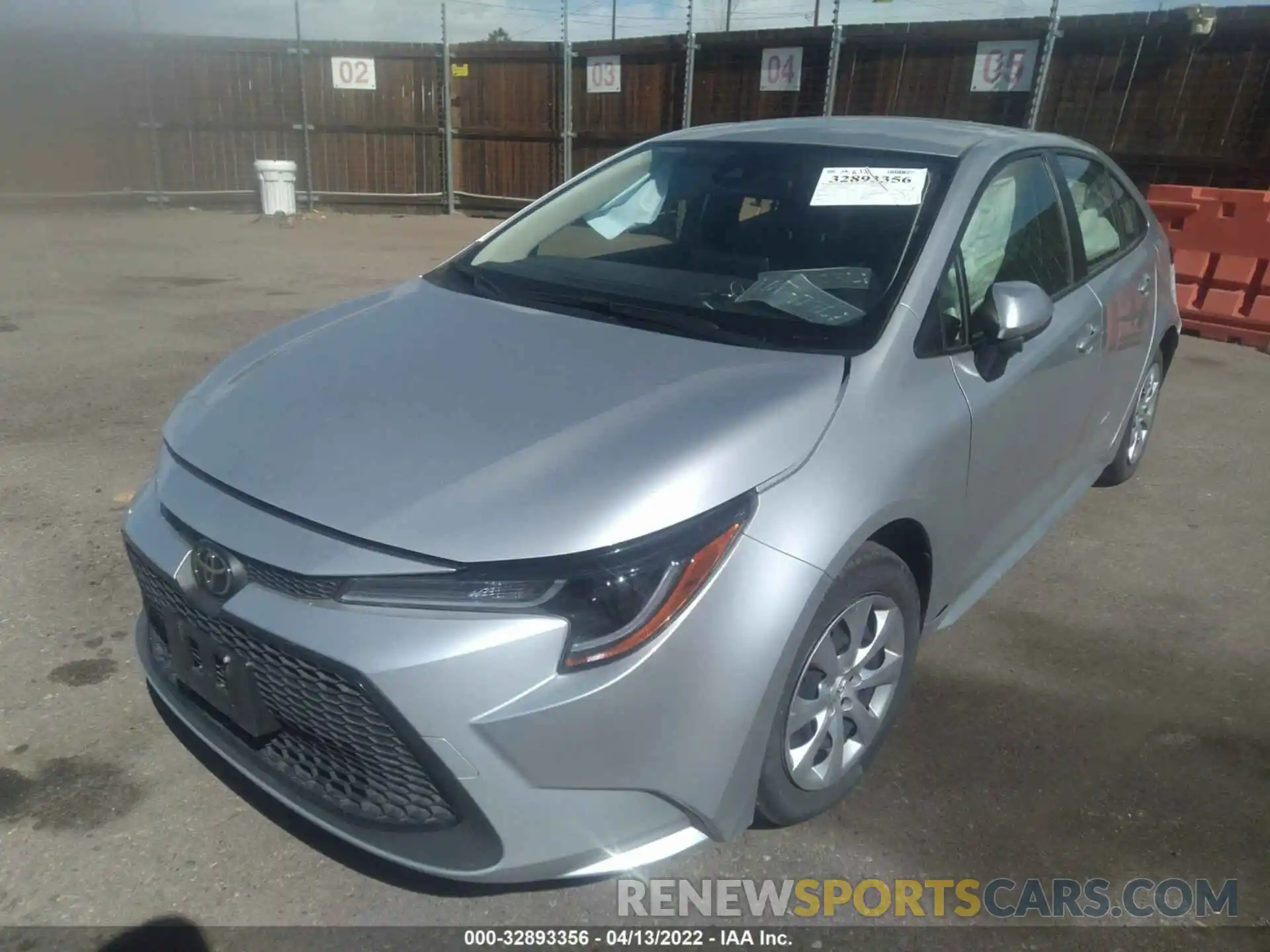 2 Photograph of a damaged car JTDEPRAE3LJ088041 TOYOTA COROLLA 2020