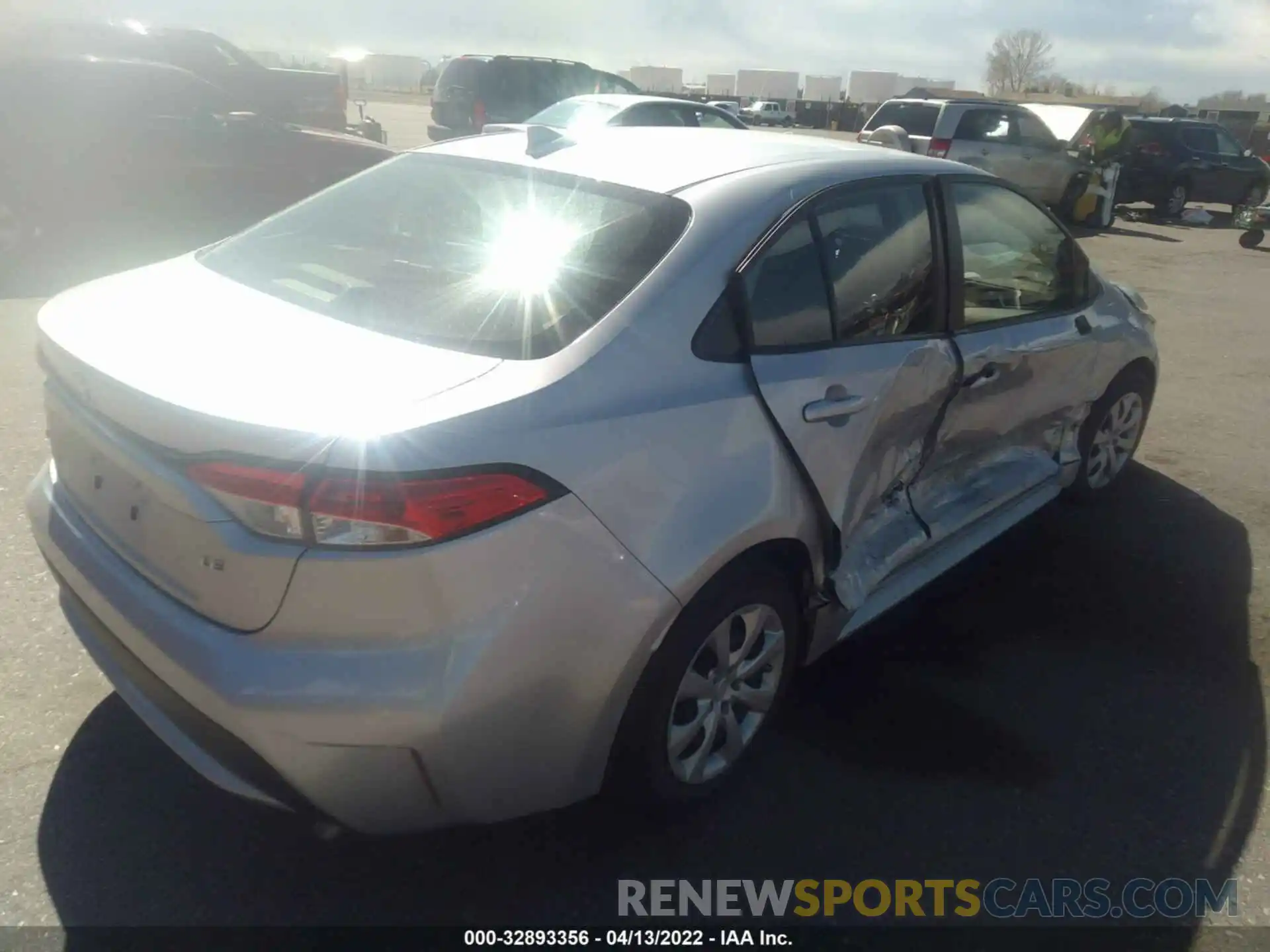 4 Photograph of a damaged car JTDEPRAE3LJ088041 TOYOTA COROLLA 2020