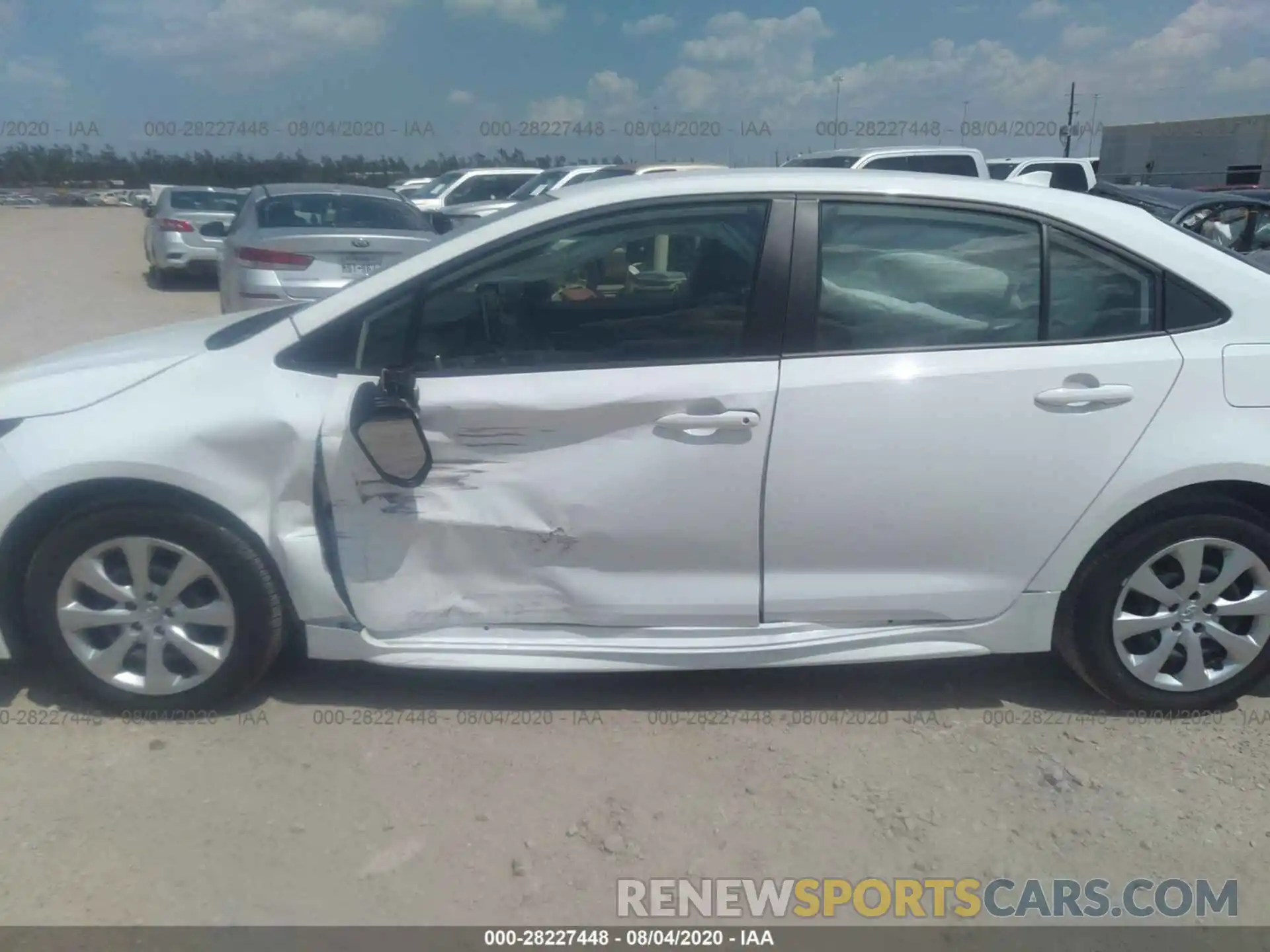 6 Photograph of a damaged car JTDEPRAE3LJ088430 TOYOTA COROLLA 2020