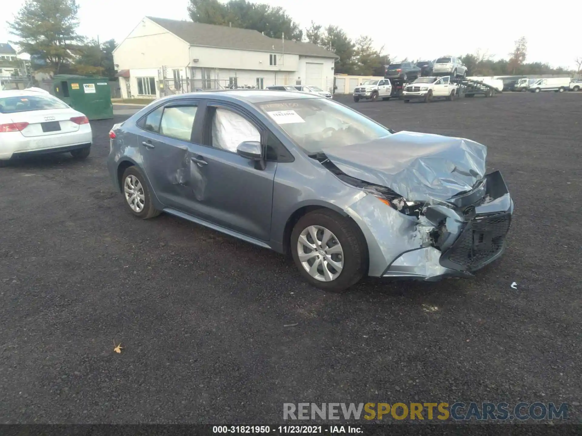 1 Photograph of a damaged car JTDEPRAE3LJ088704 TOYOTA COROLLA 2020