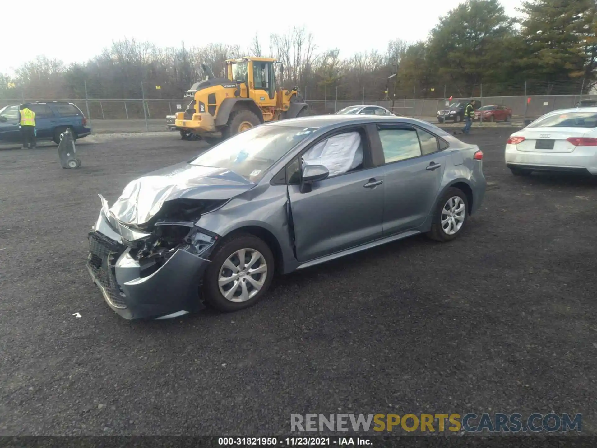 2 Photograph of a damaged car JTDEPRAE3LJ088704 TOYOTA COROLLA 2020