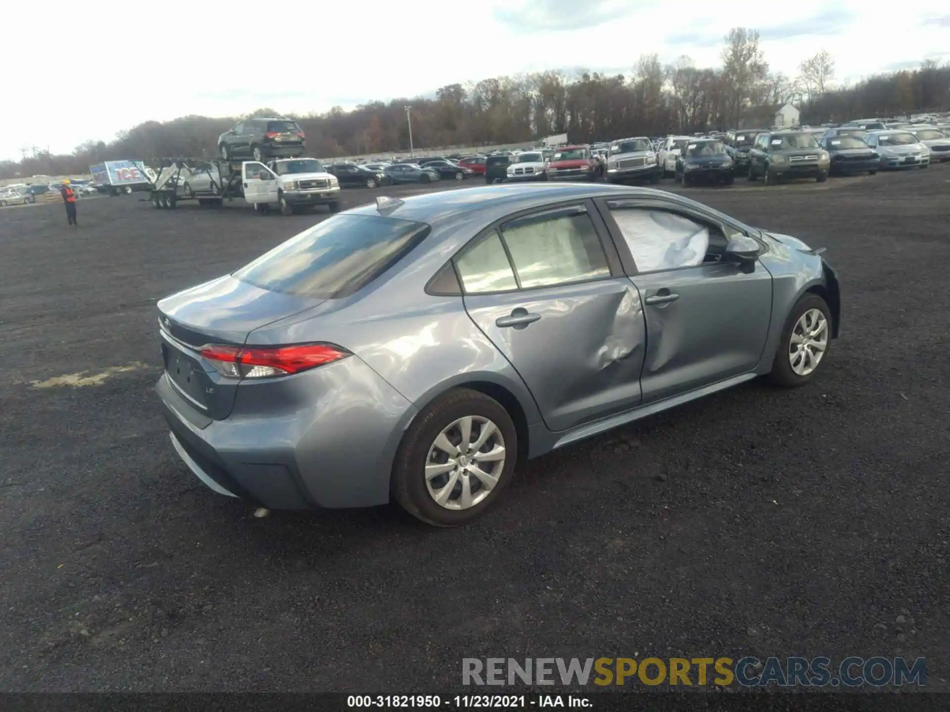 4 Photograph of a damaged car JTDEPRAE3LJ088704 TOYOTA COROLLA 2020