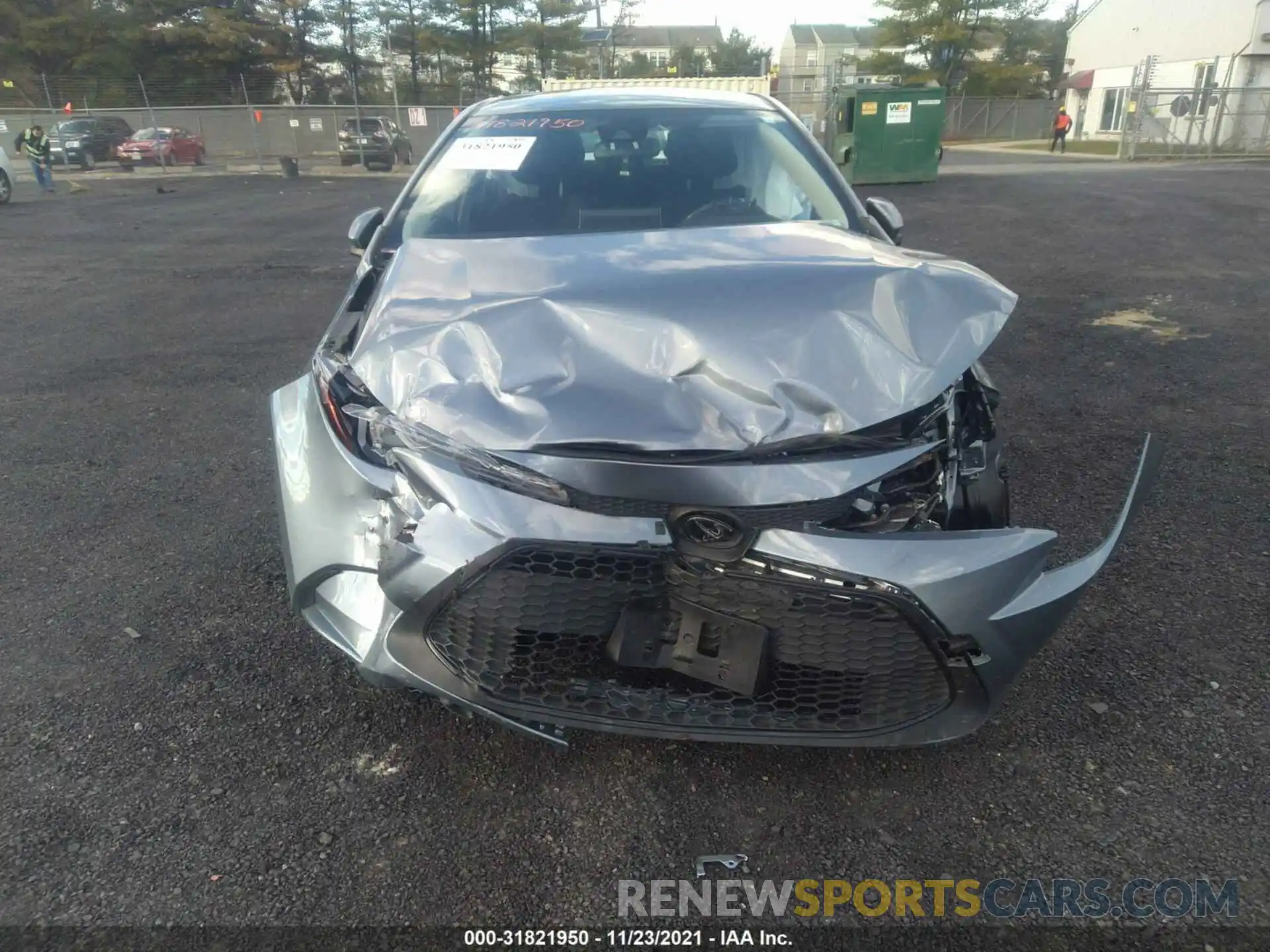 6 Photograph of a damaged car JTDEPRAE3LJ088704 TOYOTA COROLLA 2020