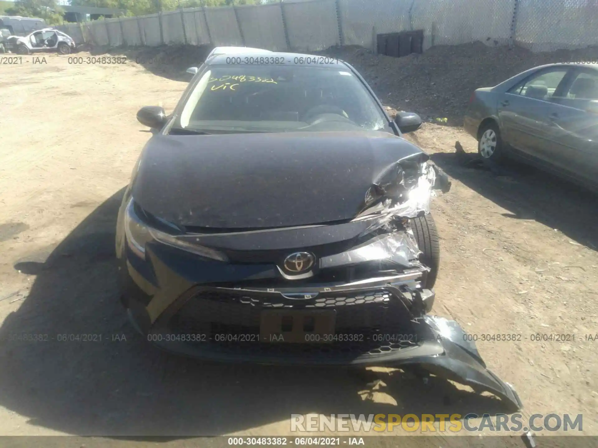 10 Photograph of a damaged car JTDEPRAE3LJ088766 TOYOTA COROLLA 2020