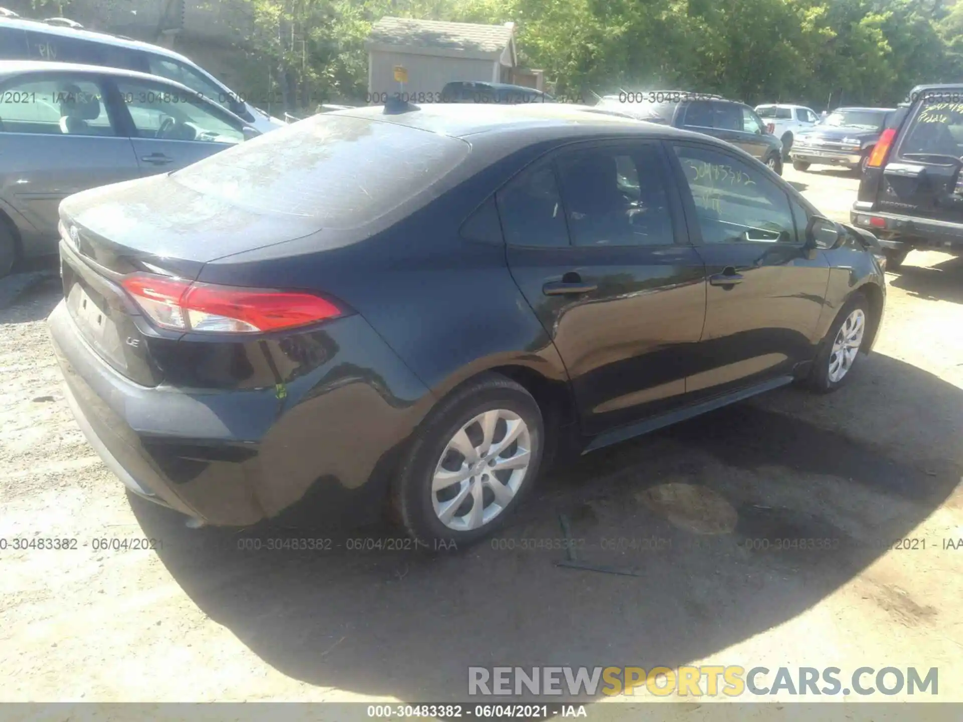 4 Photograph of a damaged car JTDEPRAE3LJ088766 TOYOTA COROLLA 2020