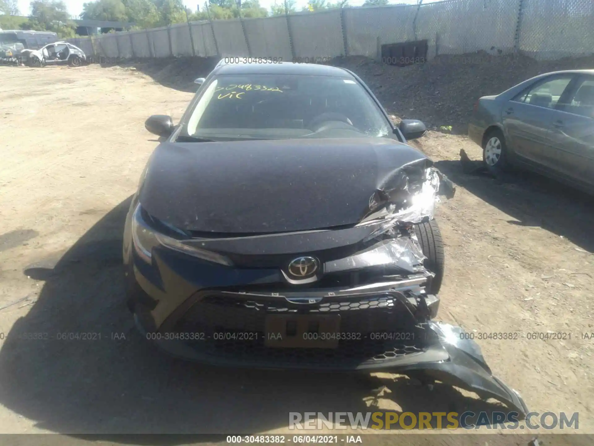 6 Photograph of a damaged car JTDEPRAE3LJ088766 TOYOTA COROLLA 2020