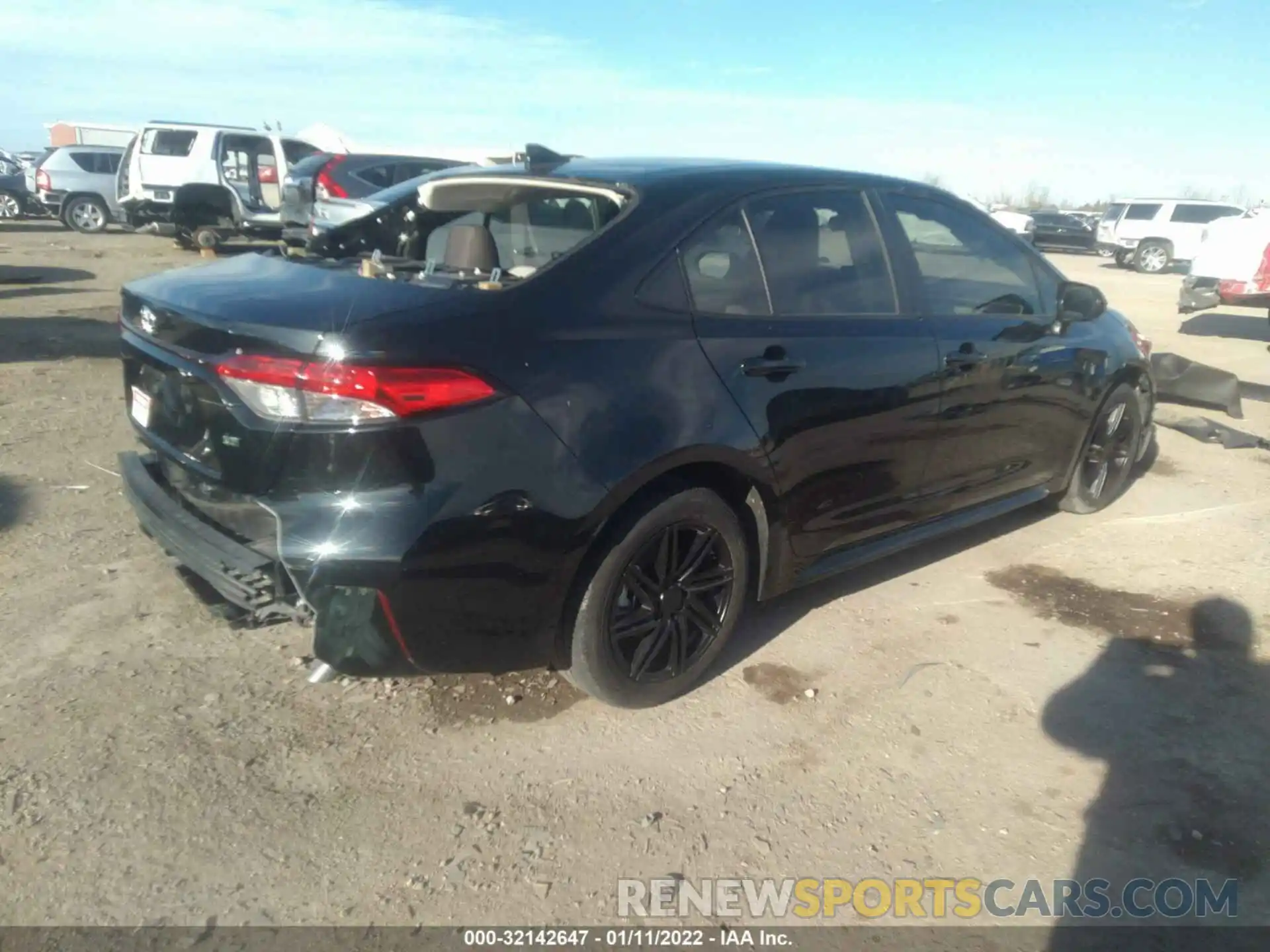 4 Photograph of a damaged car JTDEPRAE3LJ088833 TOYOTA COROLLA 2020