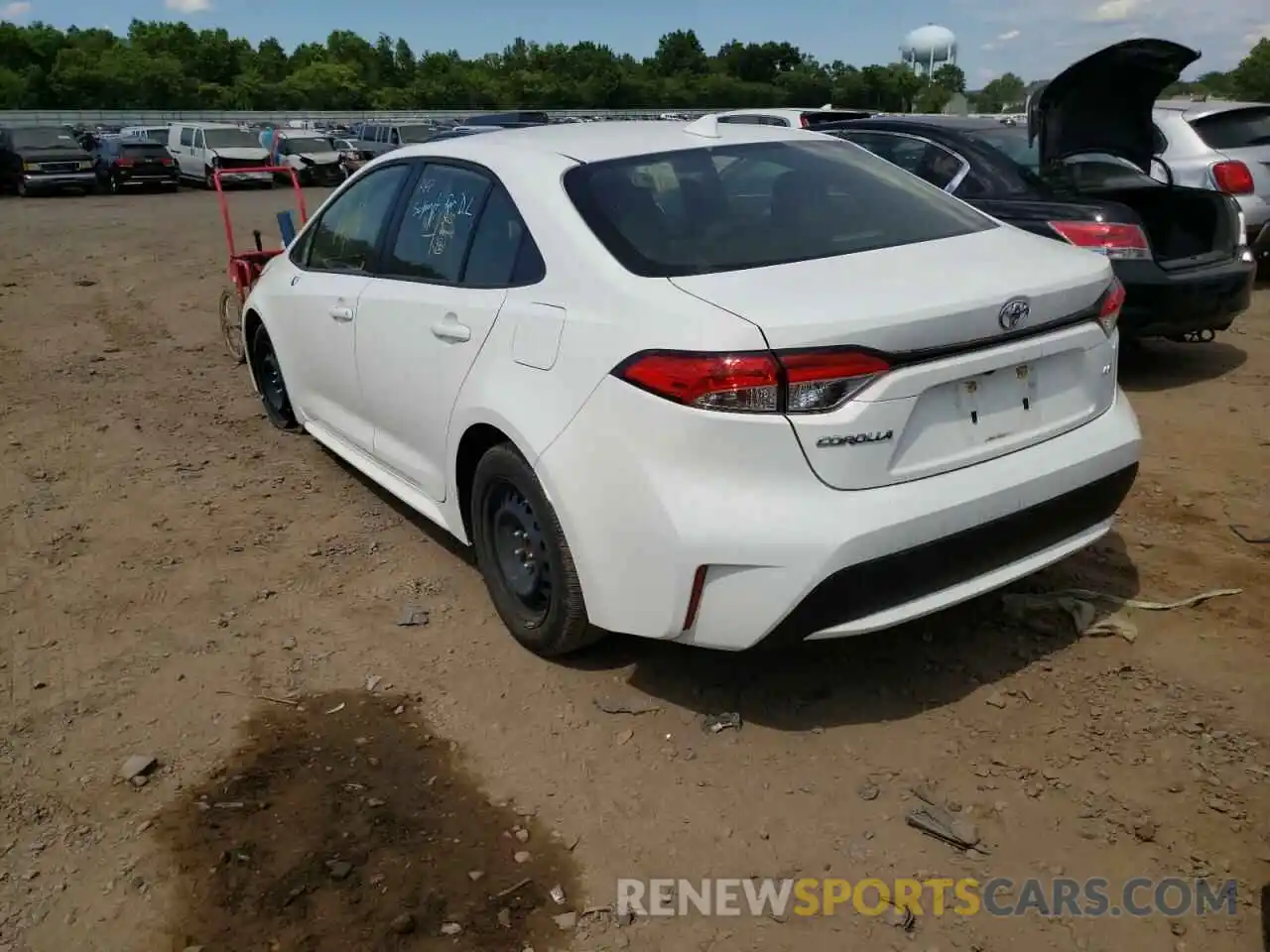 3 Photograph of a damaged car JTDEPRAE3LJ089593 TOYOTA COROLLA 2020