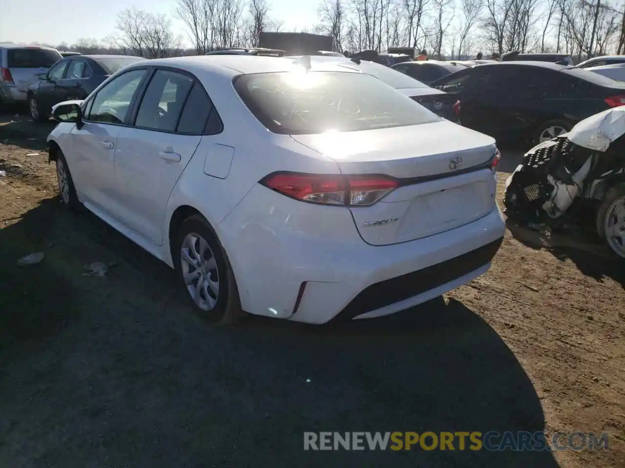 3 Photograph of a damaged car JTDEPRAE3LJ089903 TOYOTA COROLLA 2020