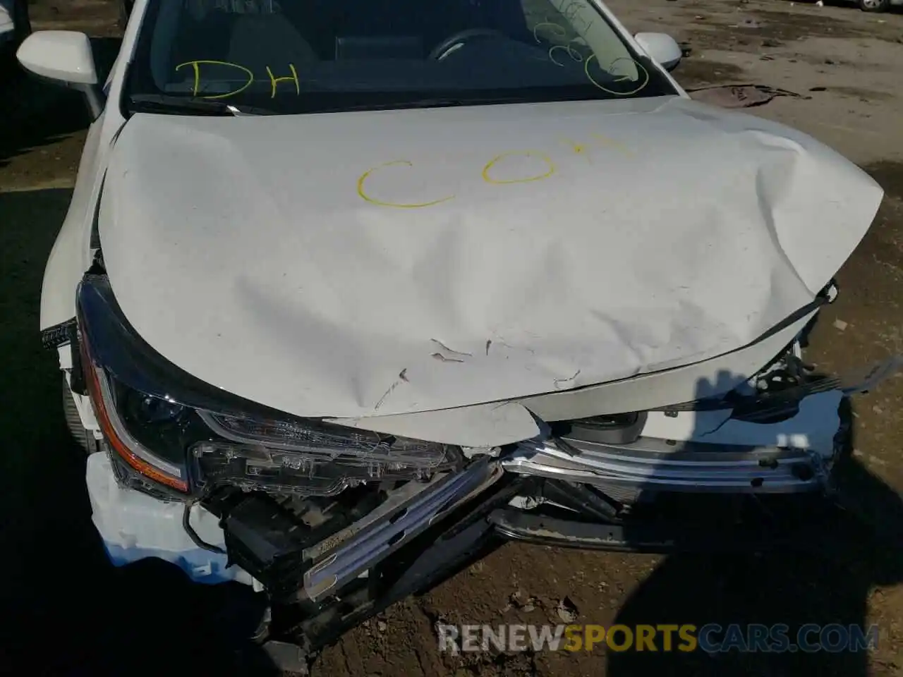 9 Photograph of a damaged car JTDEPRAE3LJ089903 TOYOTA COROLLA 2020