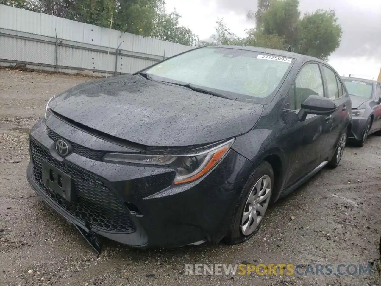 2 Photograph of a damaged car JTDEPRAE3LJ090274 TOYOTA COROLLA 2020