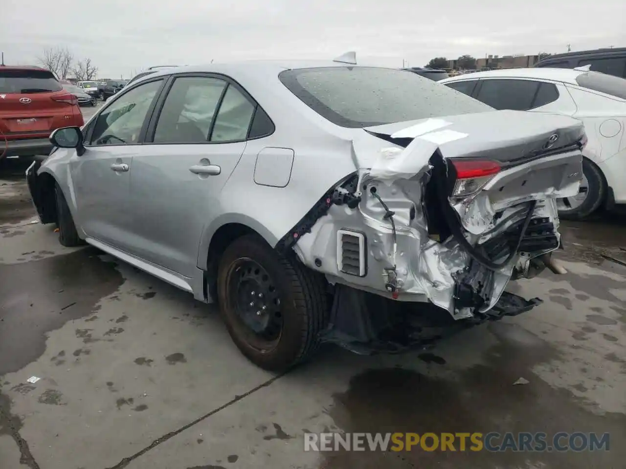 3 Photograph of a damaged car JTDEPRAE3LJ090291 TOYOTA COROLLA 2020