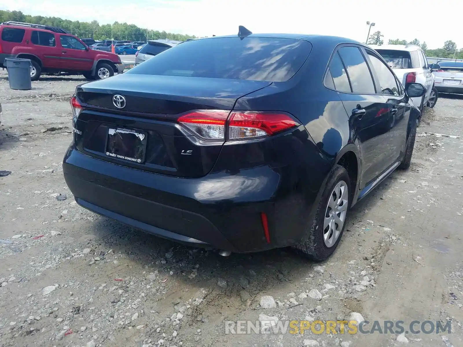 4 Photograph of a damaged car JTDEPRAE3LJ091683 TOYOTA COROLLA 2020