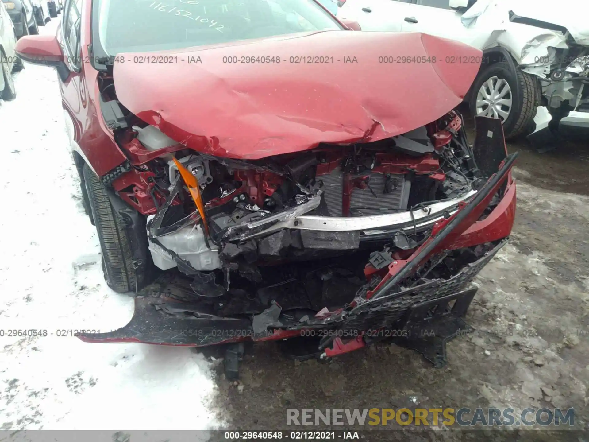 6 Photograph of a damaged car JTDEPRAE3LJ091795 TOYOTA COROLLA 2020