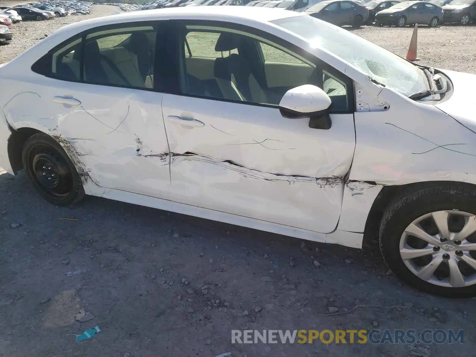 9 Photograph of a damaged car JTDEPRAE3LJ092249 TOYOTA COROLLA 2020