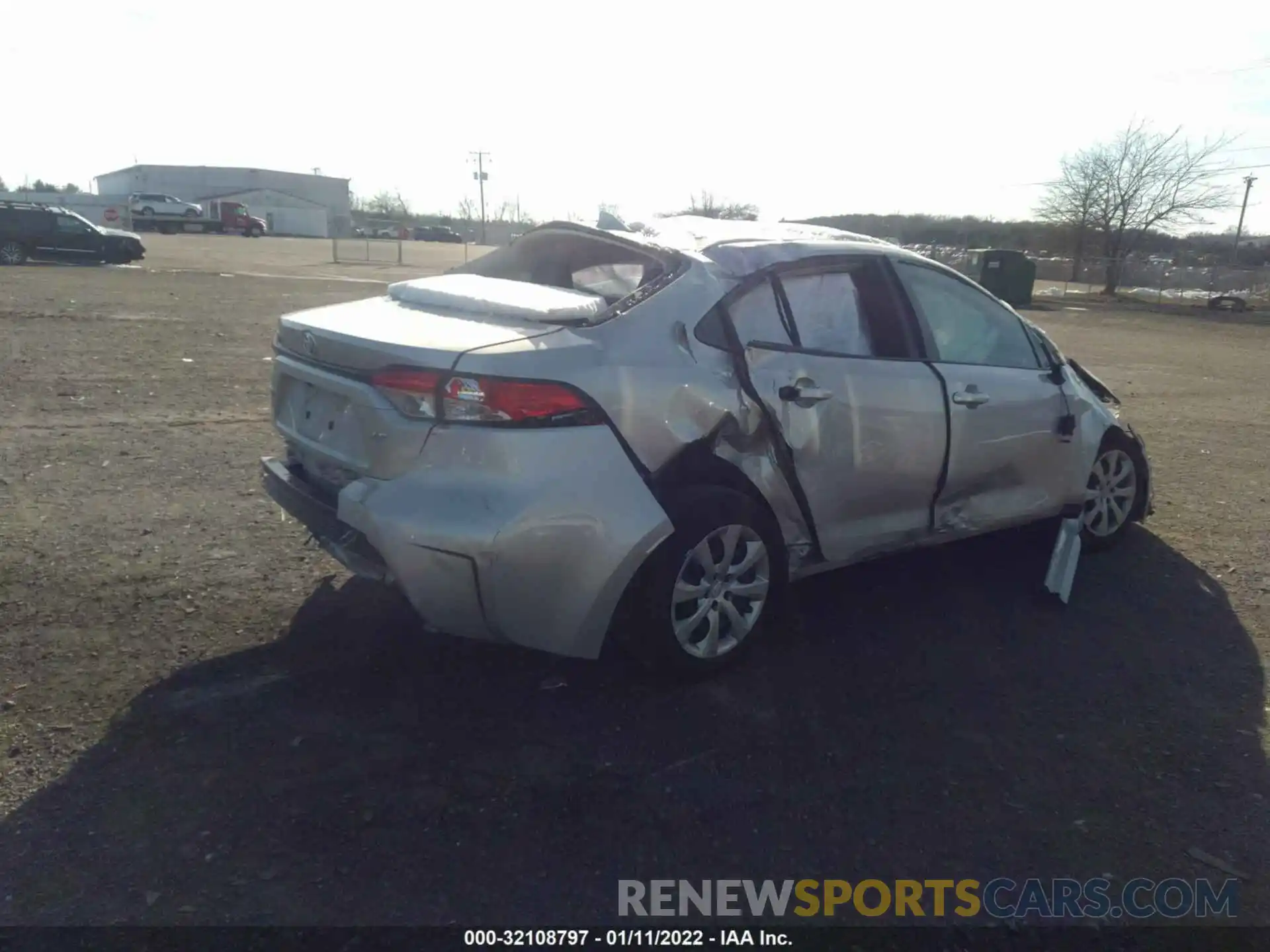 4 Photograph of a damaged car JTDEPRAE3LJ092428 TOYOTA COROLLA 2020