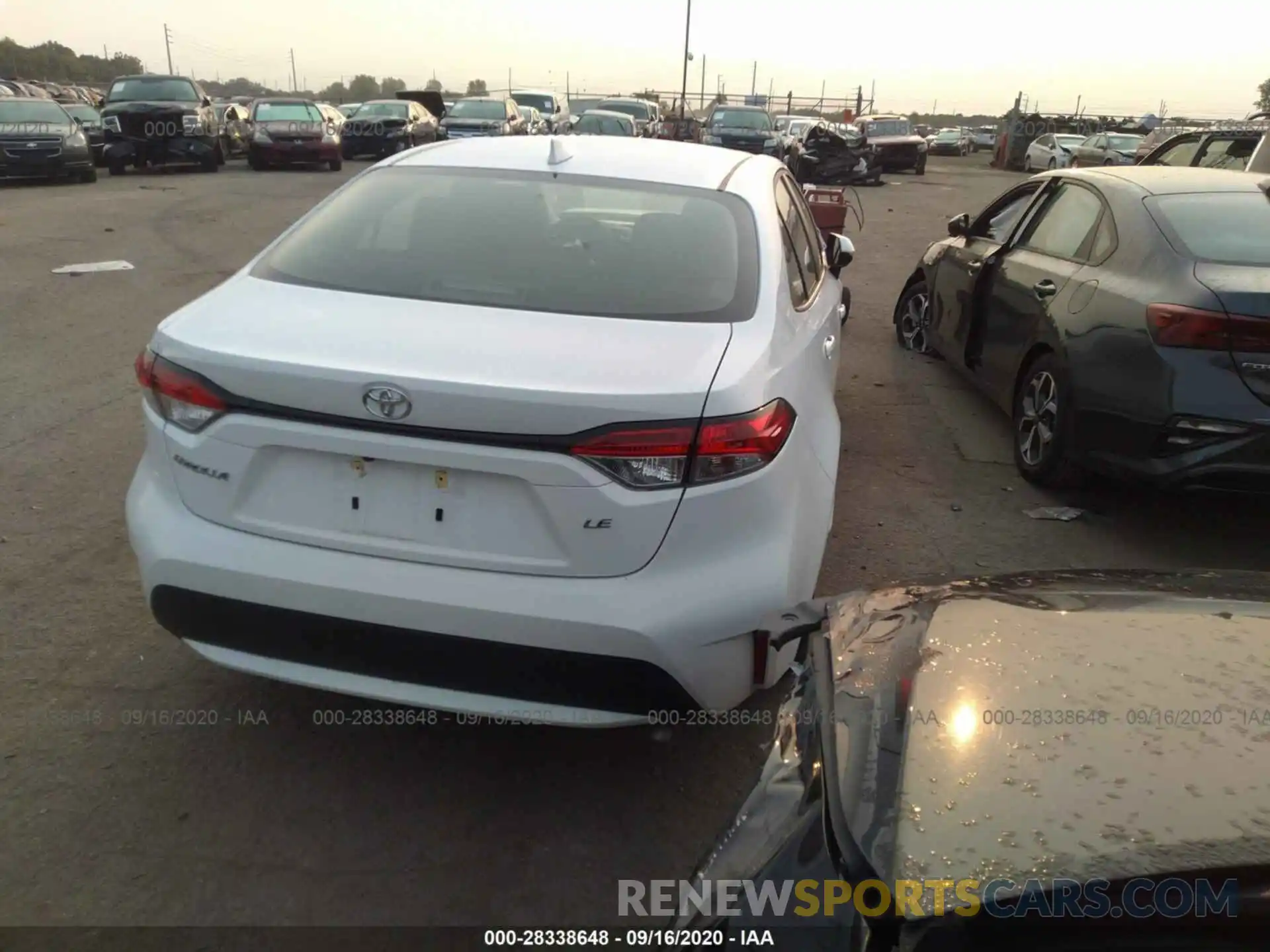 4 Photograph of a damaged car JTDEPRAE3LJ092770 TOYOTA COROLLA 2020