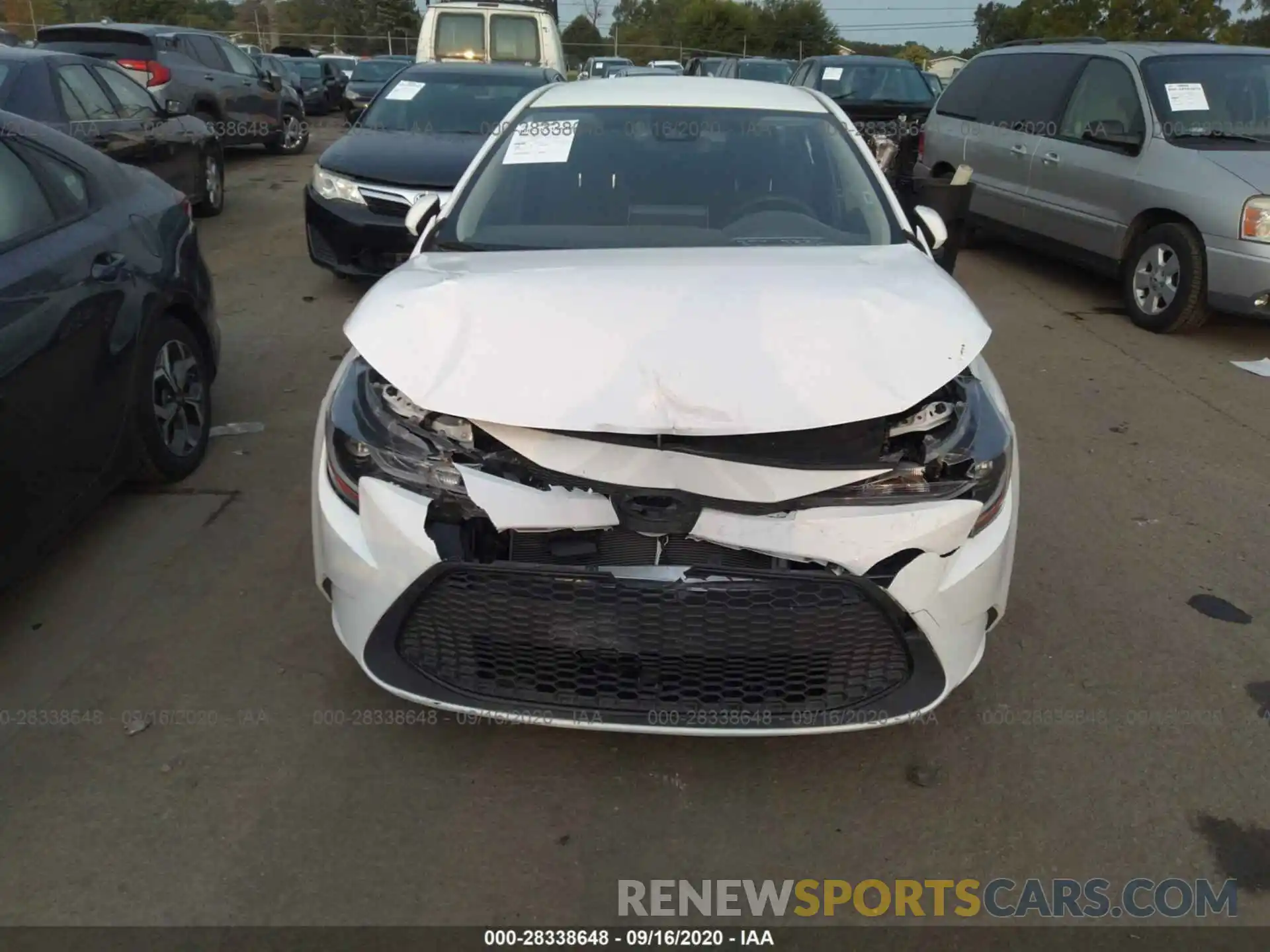 6 Photograph of a damaged car JTDEPRAE3LJ092770 TOYOTA COROLLA 2020