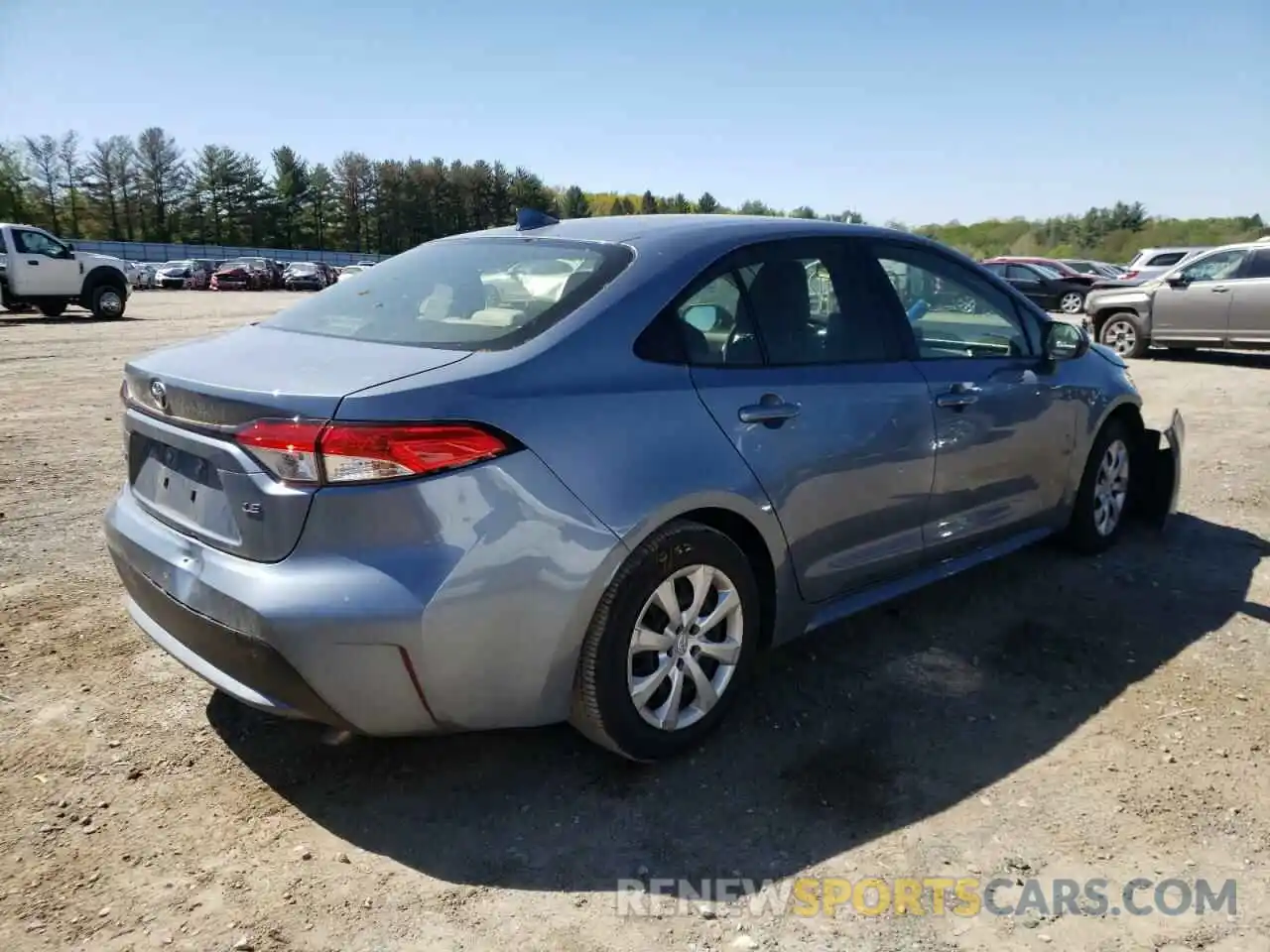 4 Photograph of a damaged car JTDEPRAE3LJ093983 TOYOTA COROLLA 2020