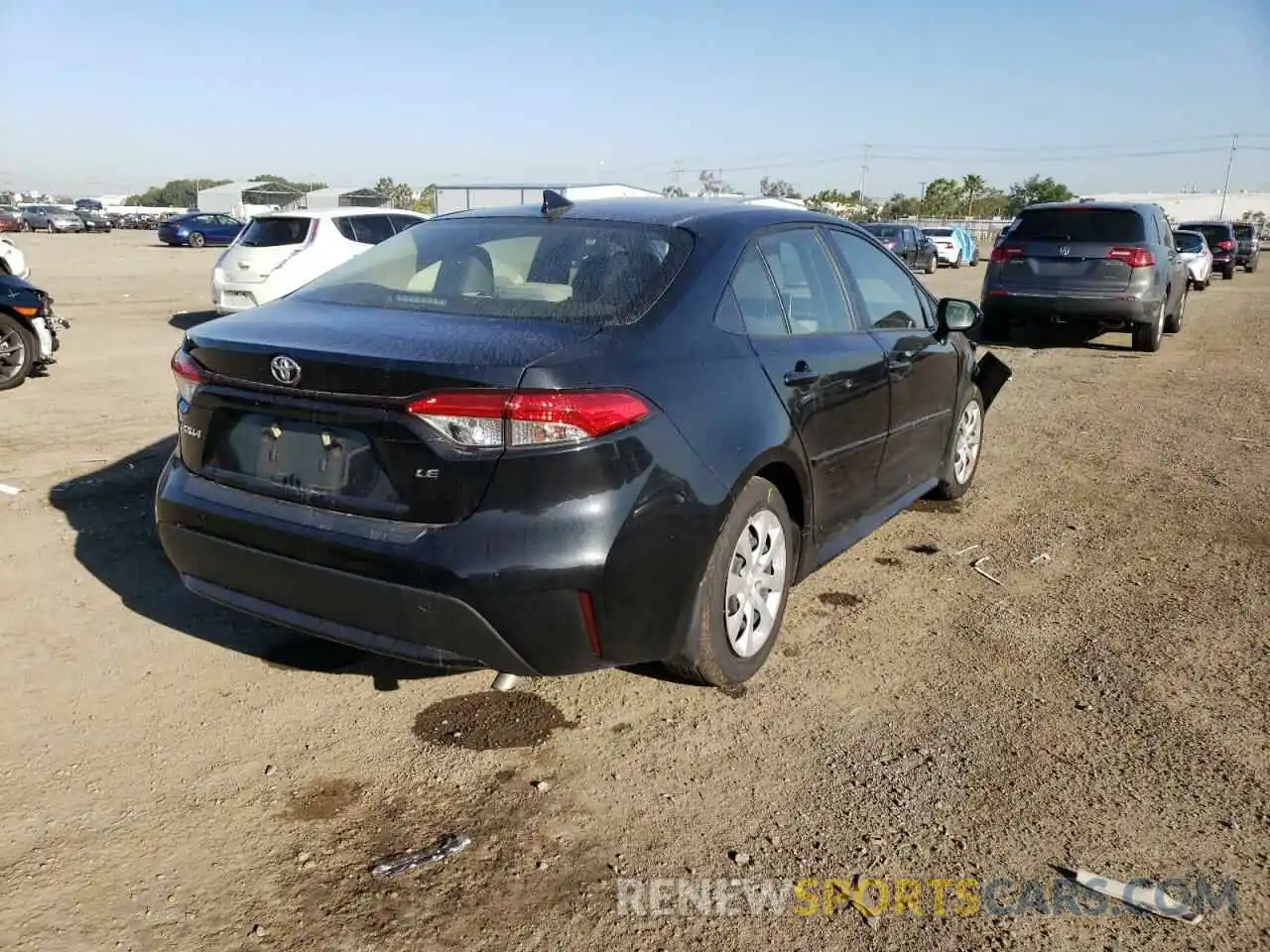 4 Photograph of a damaged car JTDEPRAE3LJ094745 TOYOTA COROLLA 2020