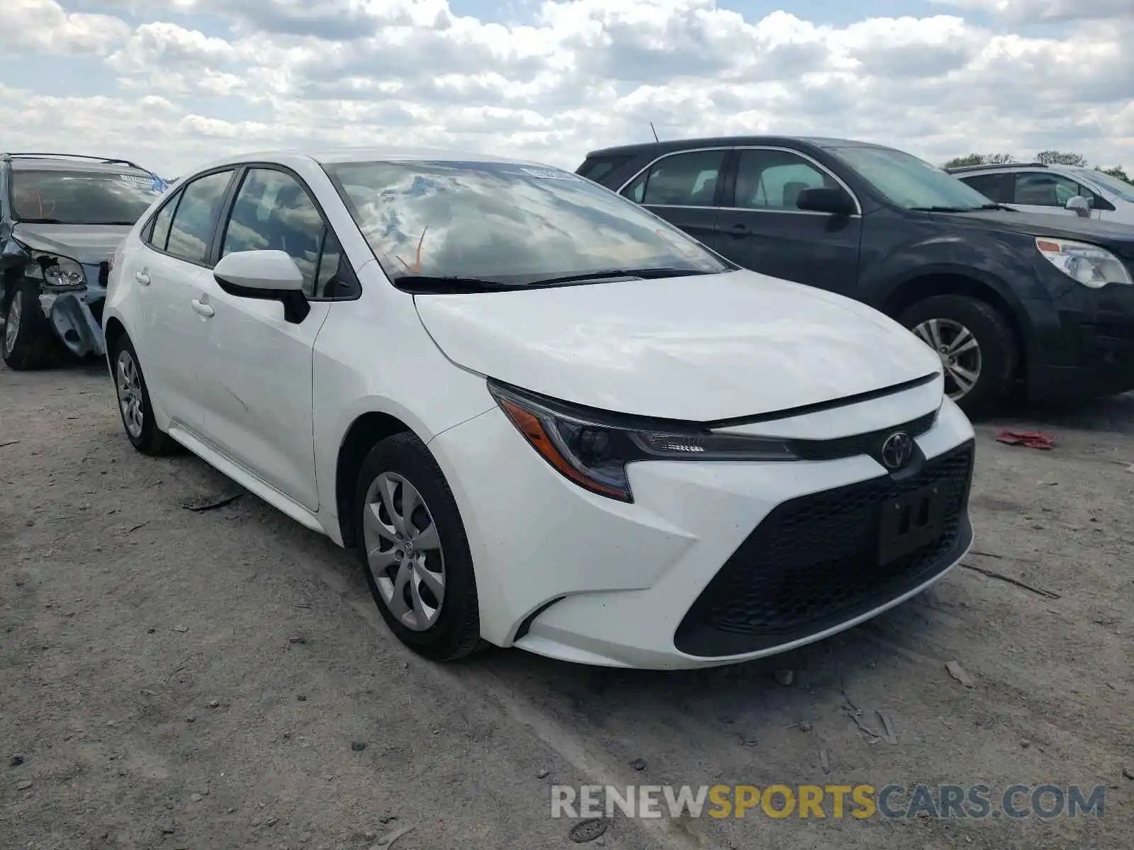 1 Photograph of a damaged car JTDEPRAE3LJ094812 TOYOTA COROLLA 2020