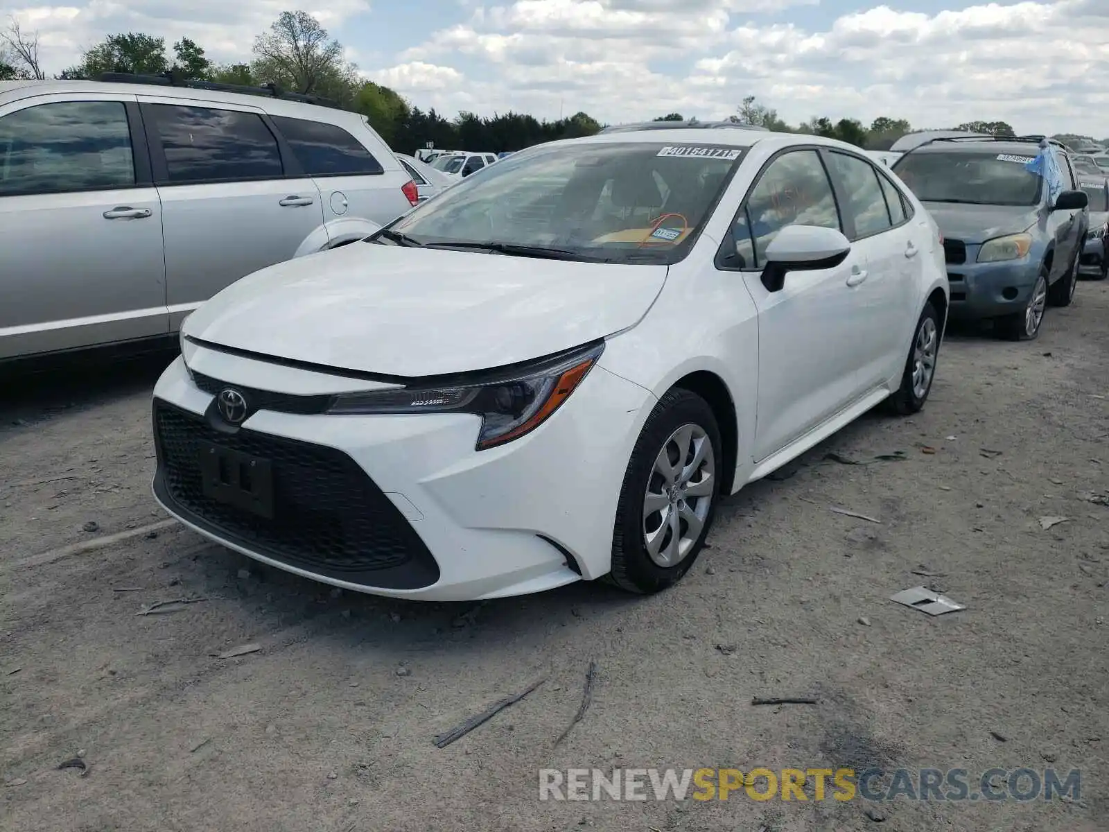 2 Photograph of a damaged car JTDEPRAE3LJ094812 TOYOTA COROLLA 2020