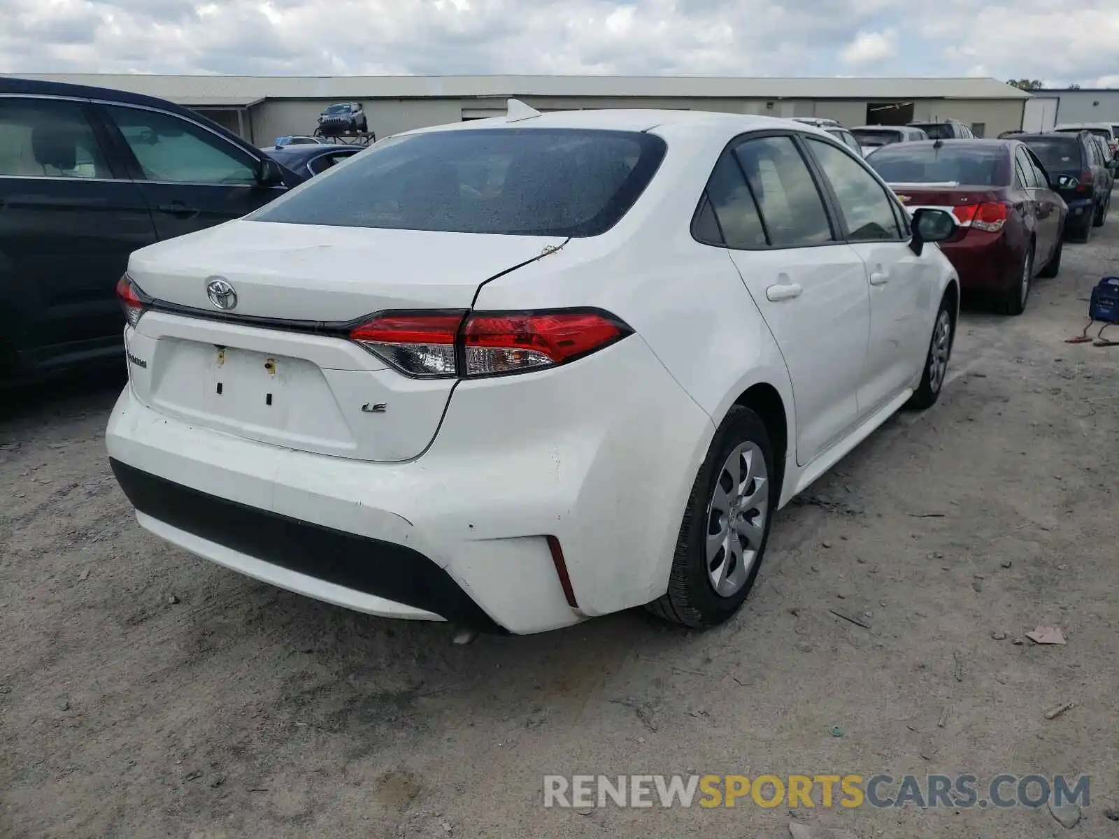 4 Photograph of a damaged car JTDEPRAE3LJ094812 TOYOTA COROLLA 2020