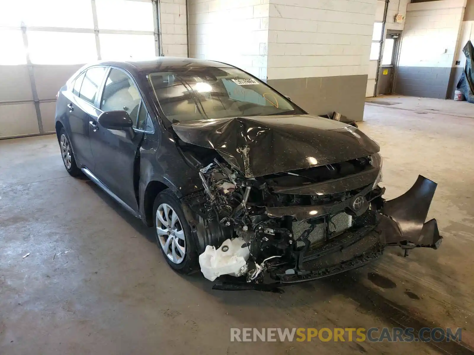 1 Photograph of a damaged car JTDEPRAE3LJ095801 TOYOTA COROLLA 2020