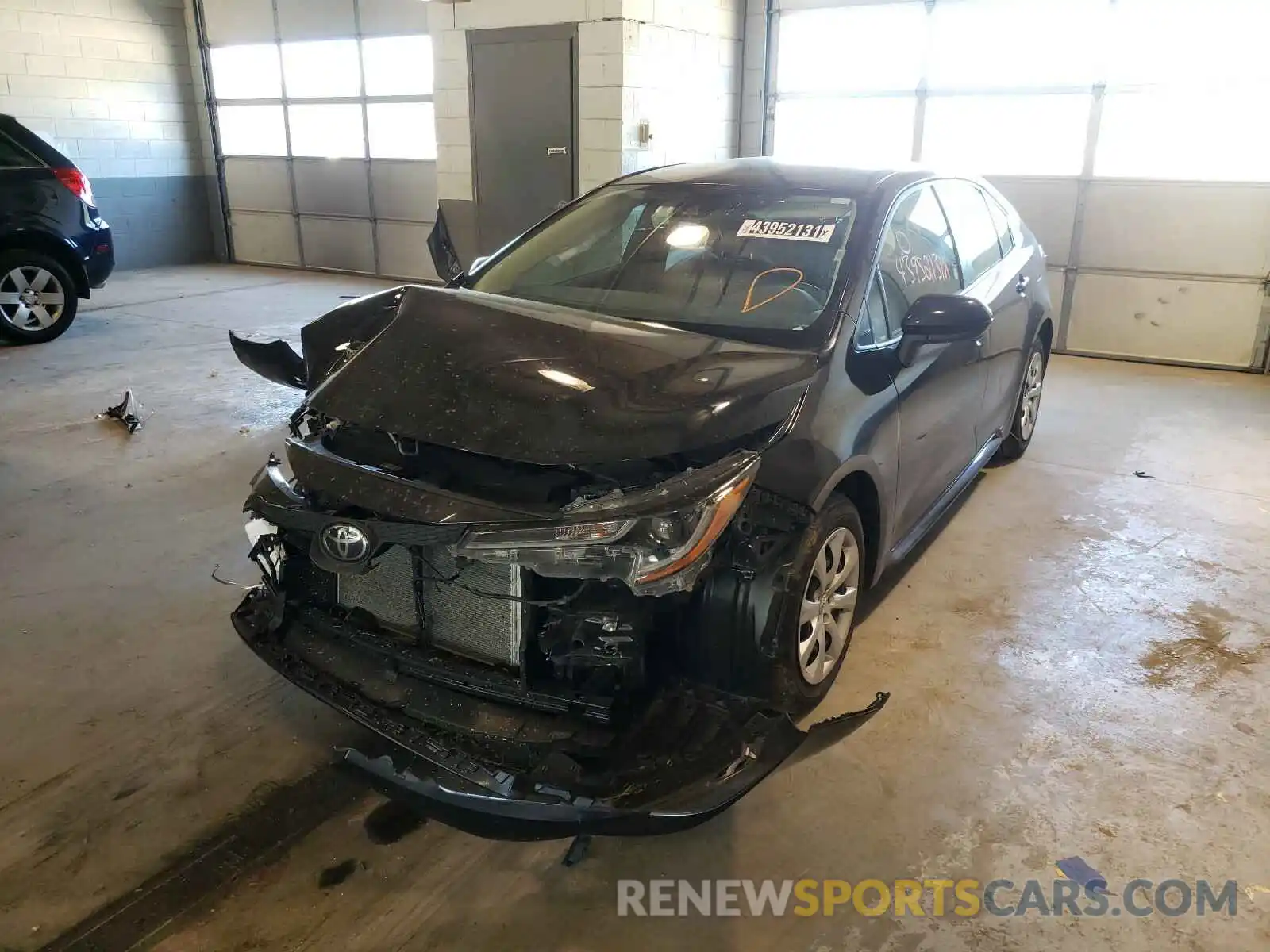 2 Photograph of a damaged car JTDEPRAE3LJ095801 TOYOTA COROLLA 2020