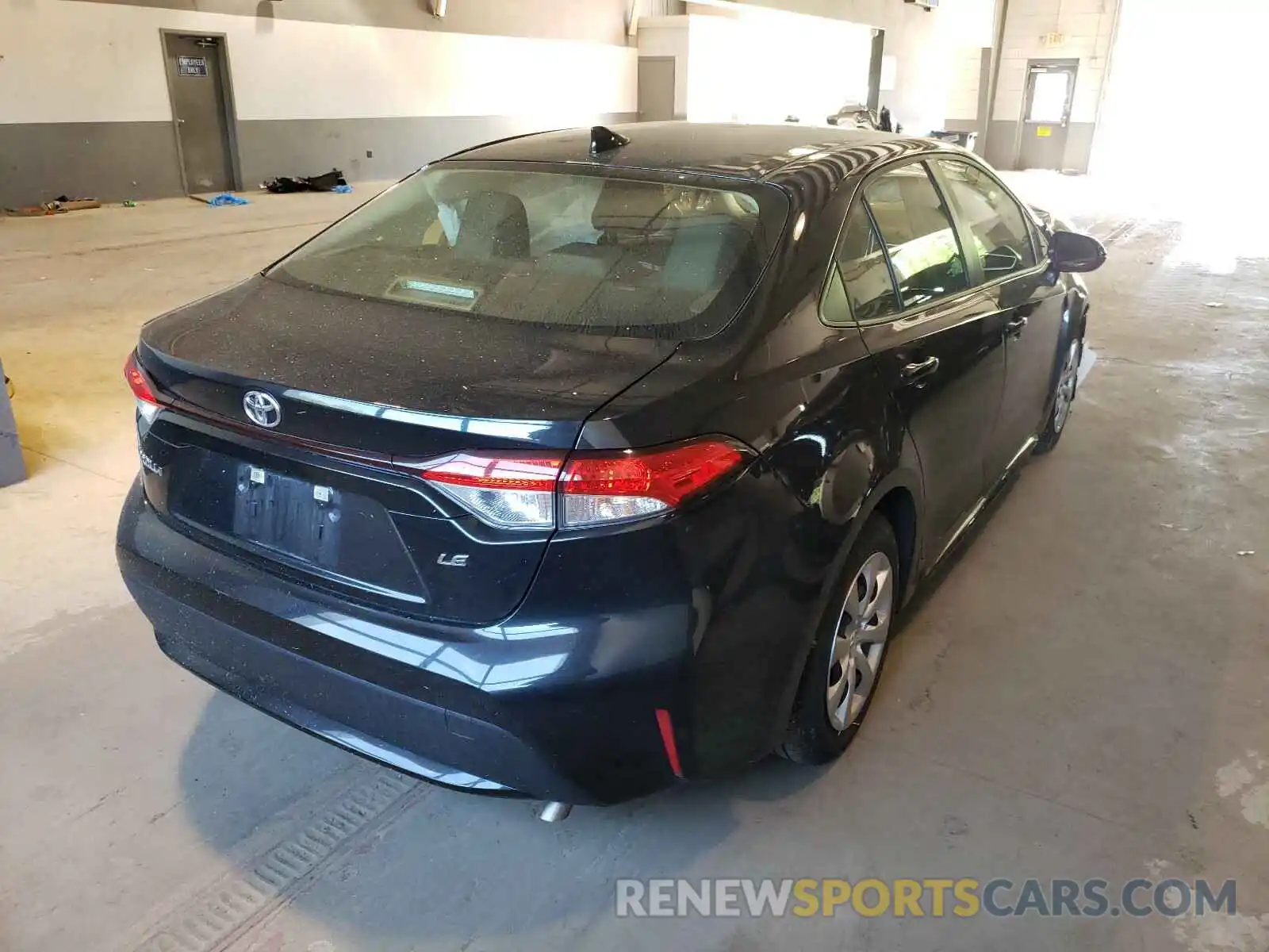 4 Photograph of a damaged car JTDEPRAE3LJ095801 TOYOTA COROLLA 2020