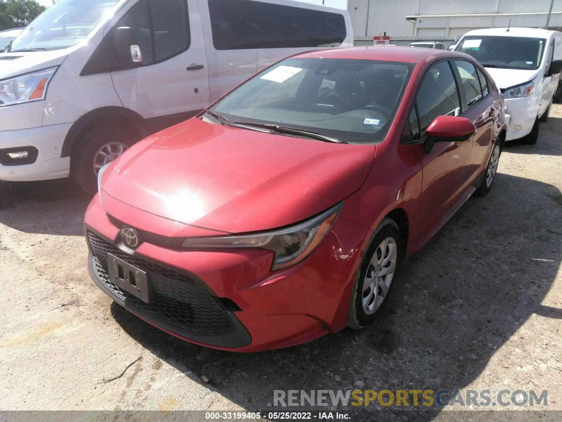 2 Photograph of a damaged car JTDEPRAE3LJ096219 TOYOTA COROLLA 2020