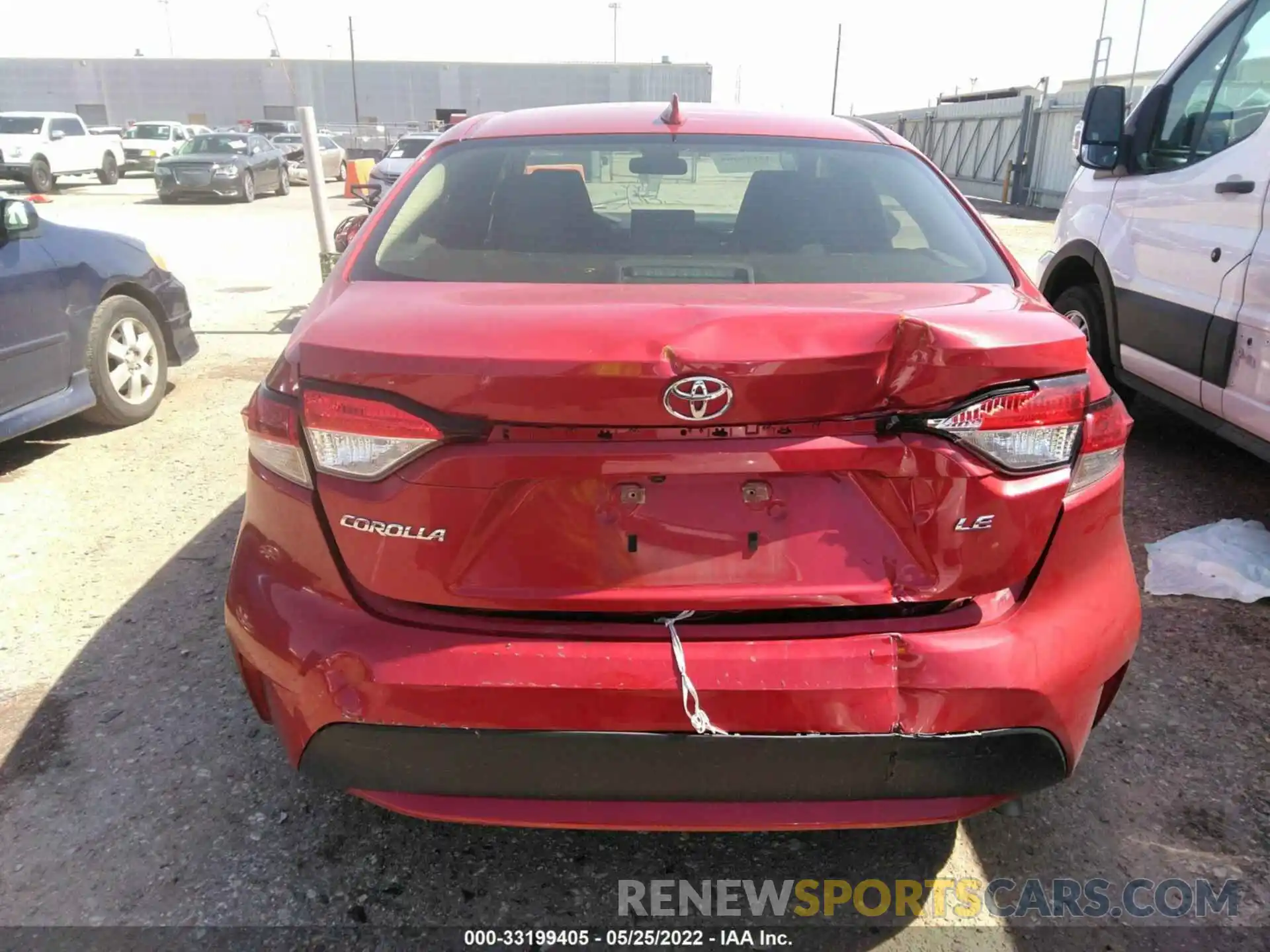 6 Photograph of a damaged car JTDEPRAE3LJ096219 TOYOTA COROLLA 2020