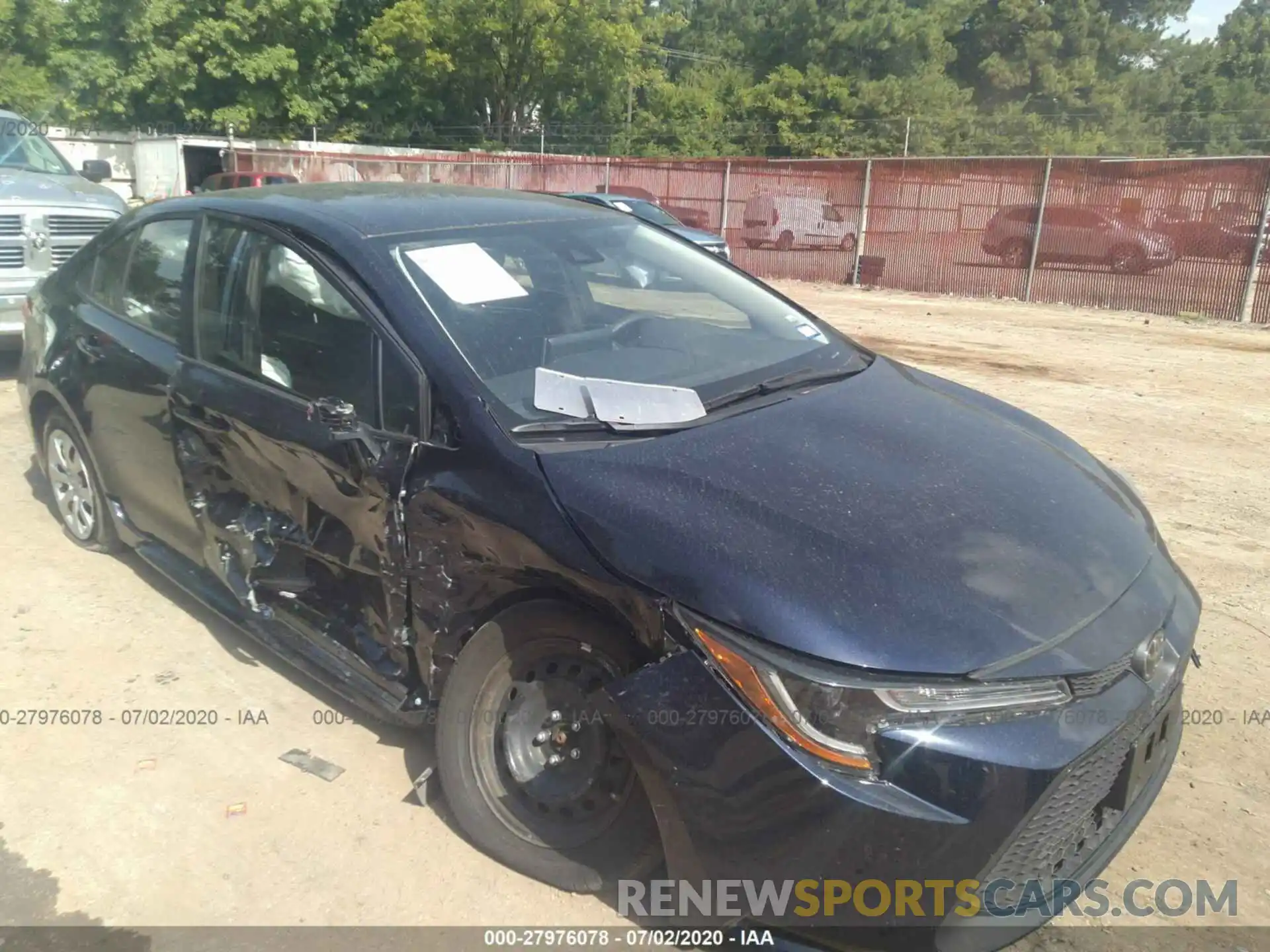 6 Photograph of a damaged car JTDEPRAE3LJ096222 TOYOTA COROLLA 2020