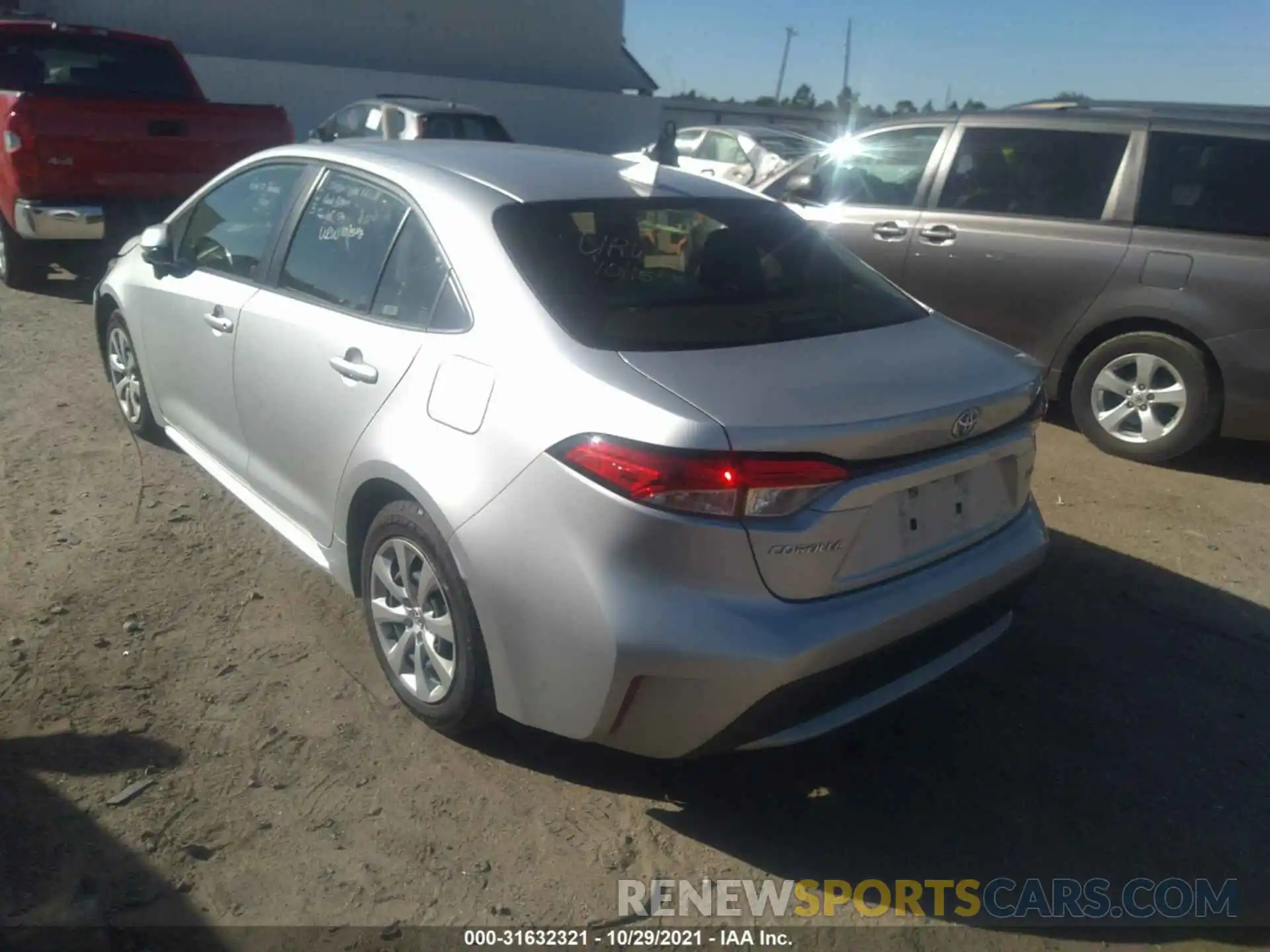 3 Photograph of a damaged car JTDEPRAE3LJ096558 TOYOTA COROLLA 2020