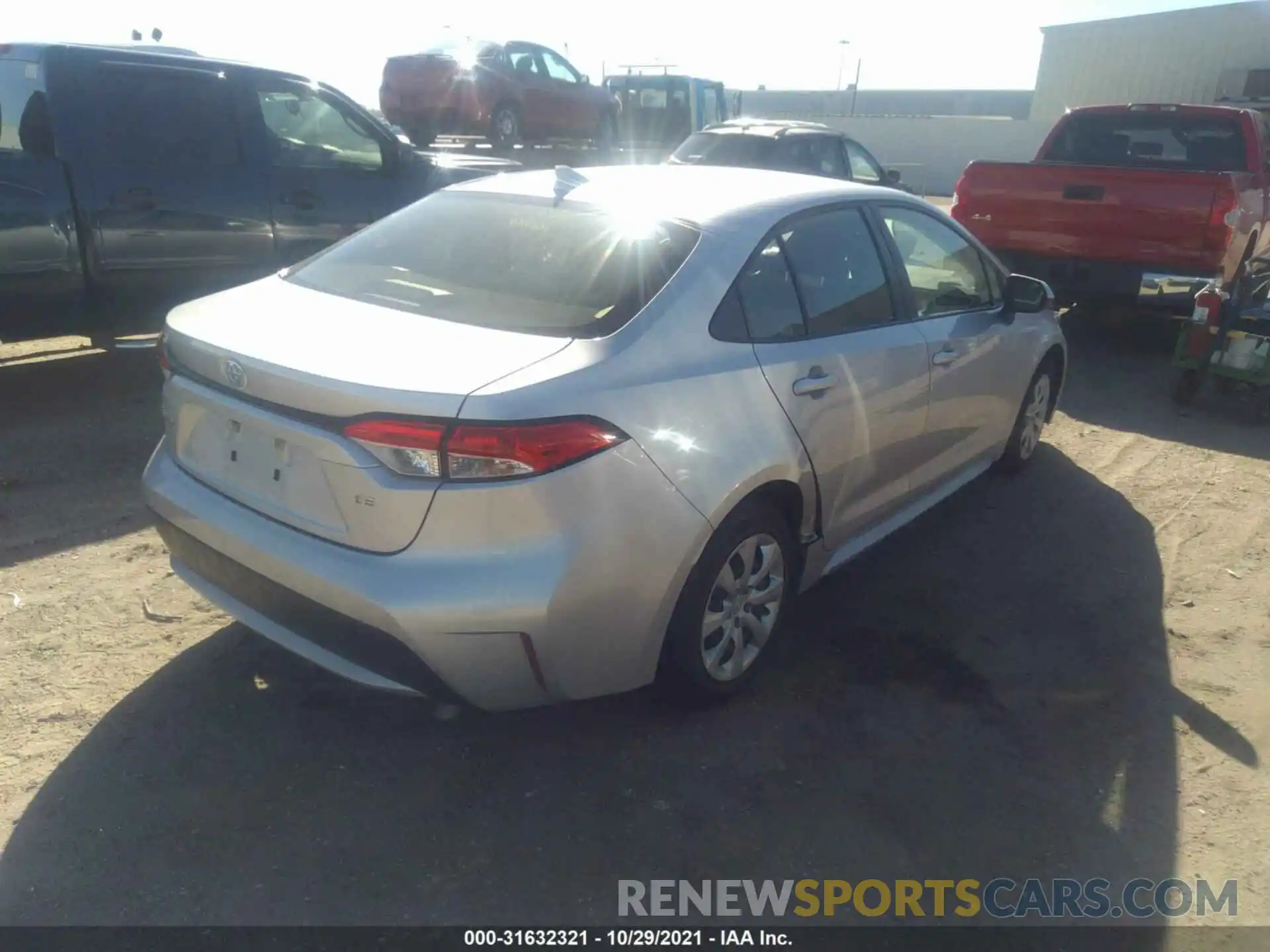 4 Photograph of a damaged car JTDEPRAE3LJ096558 TOYOTA COROLLA 2020