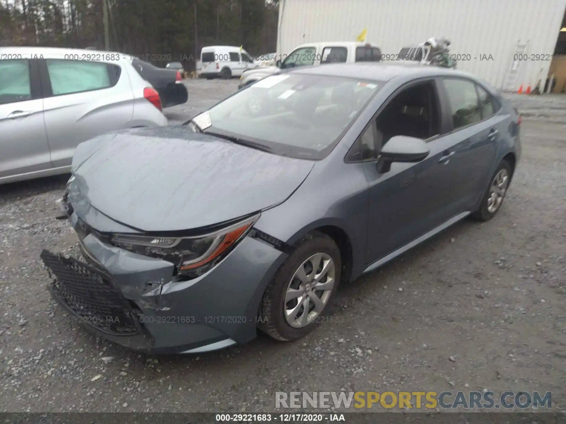 2 Photograph of a damaged car JTDEPRAE3LJ096608 TOYOTA COROLLA 2020