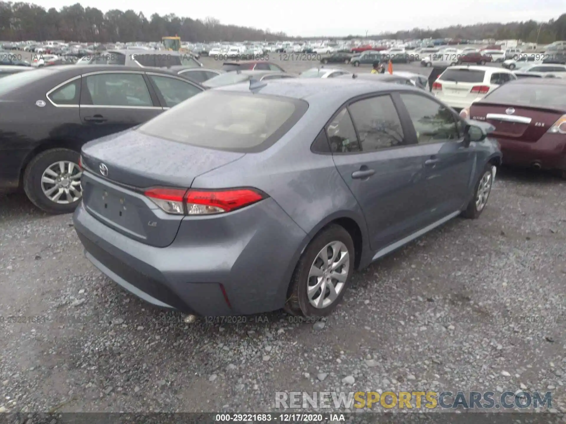 4 Photograph of a damaged car JTDEPRAE3LJ096608 TOYOTA COROLLA 2020