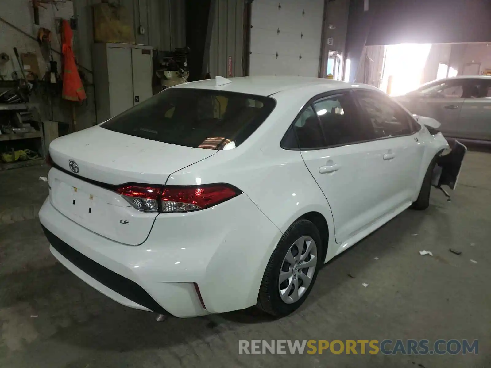 4 Photograph of a damaged car JTDEPRAE3LJ096902 TOYOTA COROLLA 2020