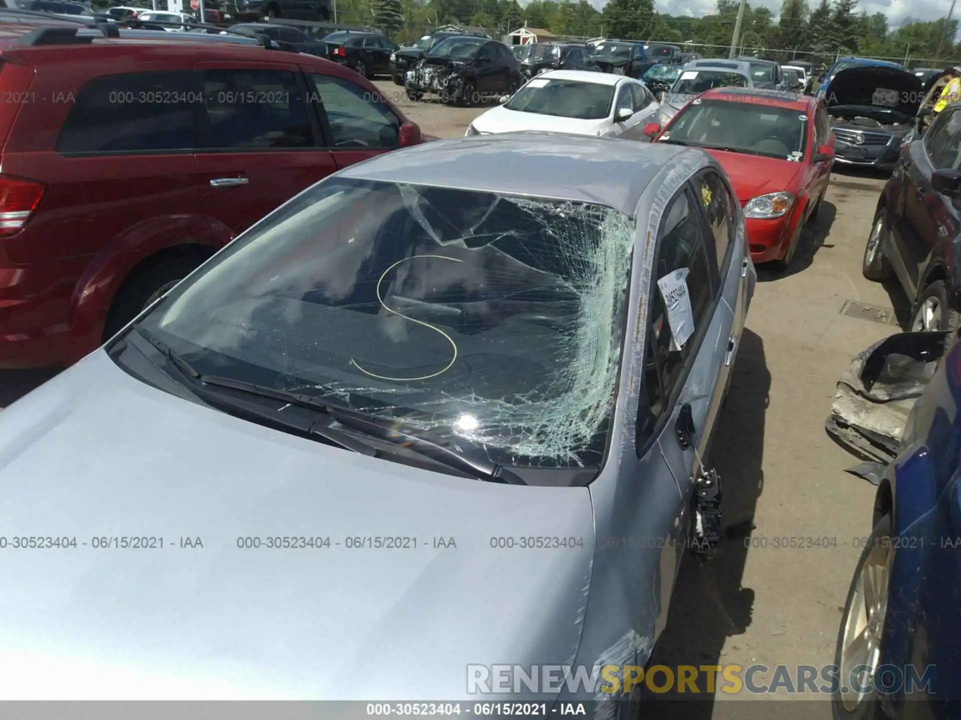 6 Photograph of a damaged car JTDEPRAE3LJ096964 TOYOTA COROLLA 2020