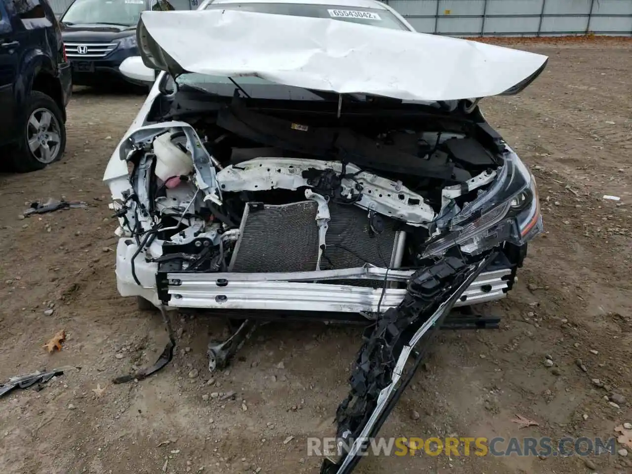 9 Photograph of a damaged car JTDEPRAE3LJ097421 TOYOTA COROLLA 2020