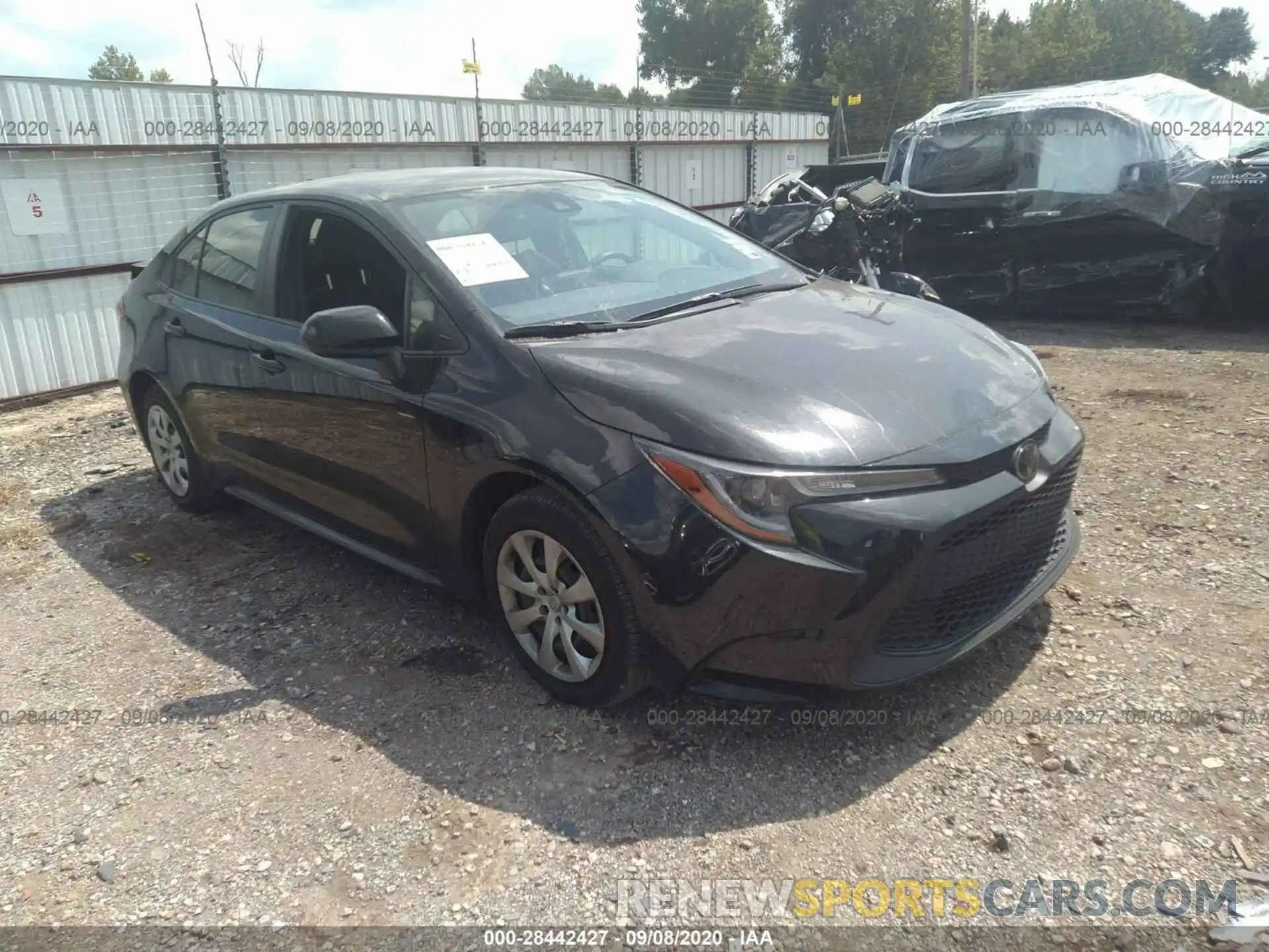 1 Photograph of a damaged car JTDEPRAE3LJ097693 TOYOTA COROLLA 2020