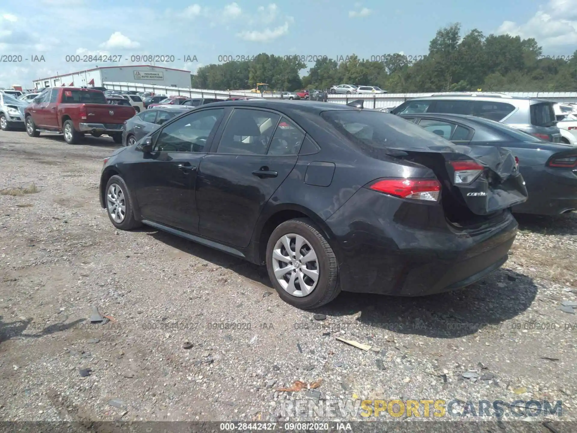 3 Photograph of a damaged car JTDEPRAE3LJ097693 TOYOTA COROLLA 2020