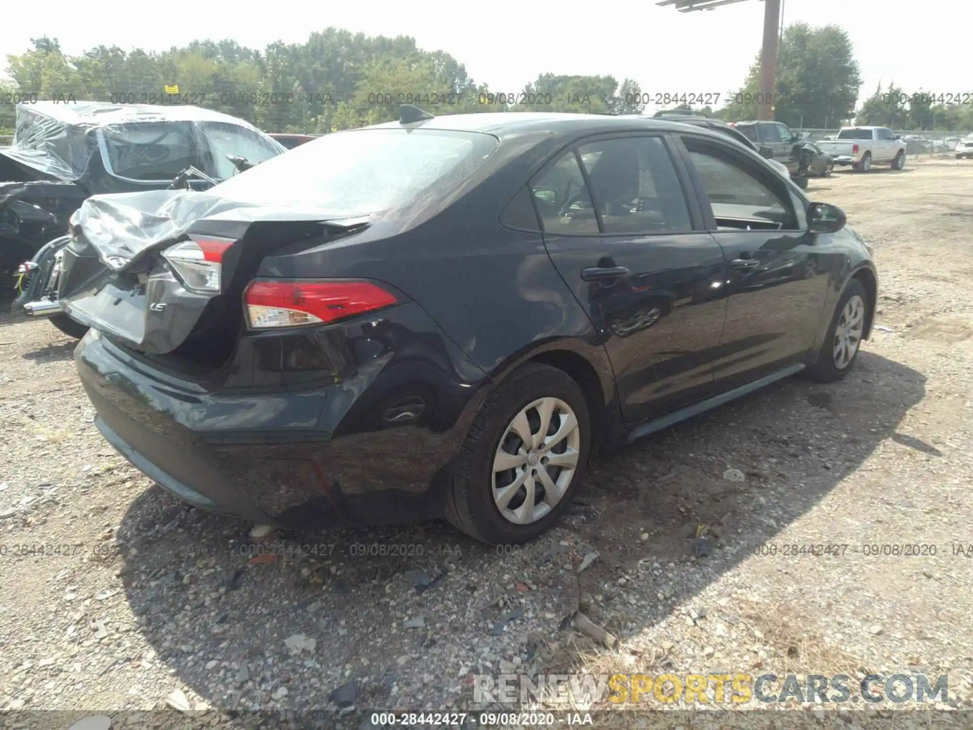 4 Photograph of a damaged car JTDEPRAE3LJ097693 TOYOTA COROLLA 2020