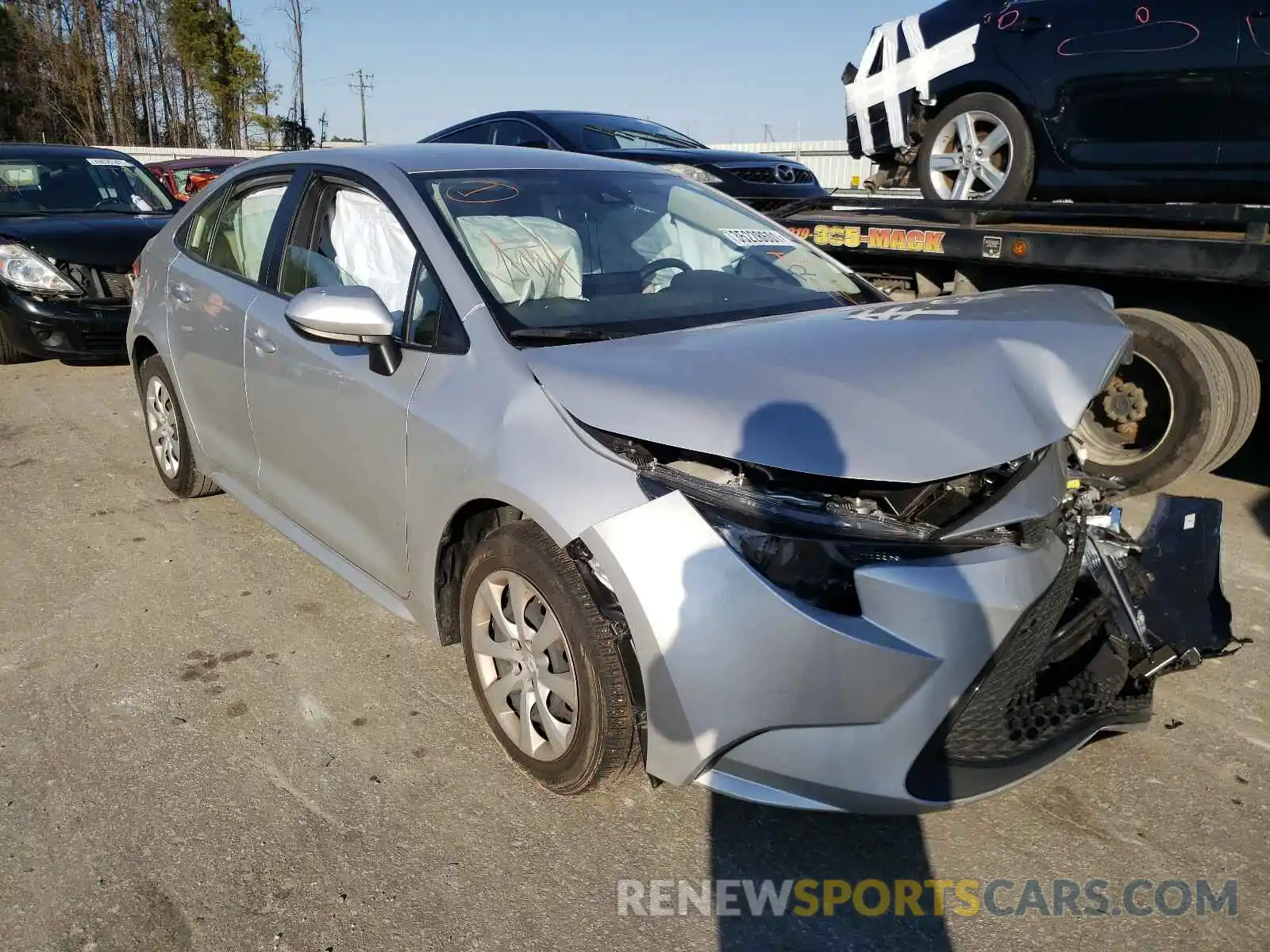 1 Photograph of a damaged car JTDEPRAE3LJ098178 TOYOTA COROLLA 2020