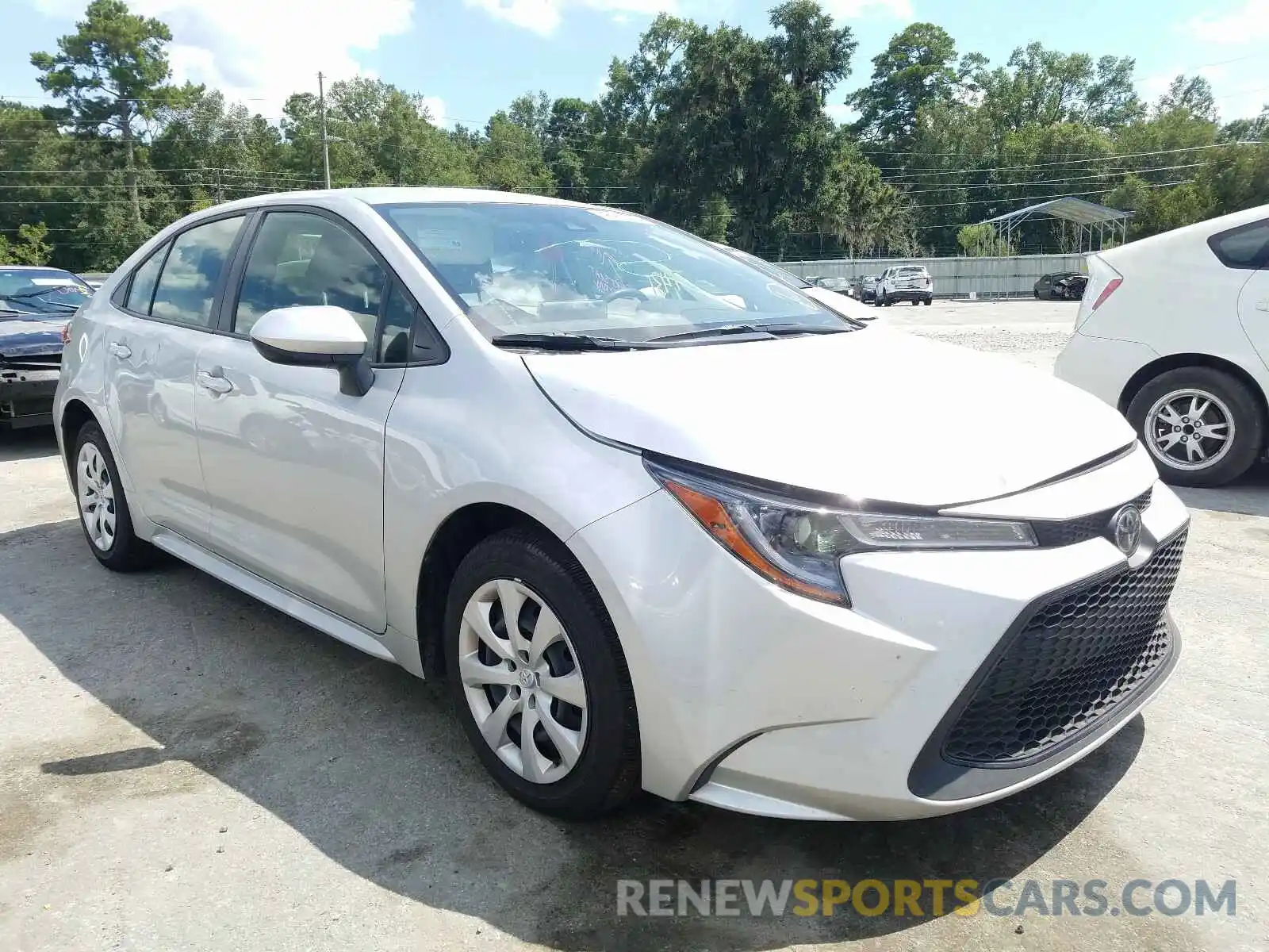 1 Photograph of a damaged car JTDEPRAE3LJ098455 TOYOTA COROLLA 2020