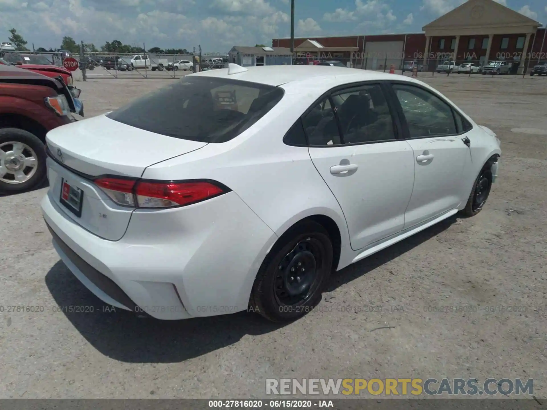 4 Photograph of a damaged car JTDEPRAE3LJ098942 TOYOTA COROLLA 2020